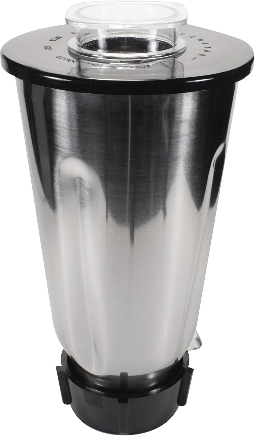 Univen Stainless Steel Blender Jar with Lid and Bottom cap fits Oster & Osterizer Blenders