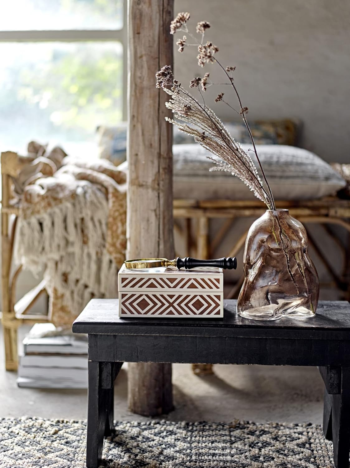 Cozy Cream Fringed Cotton Blend 60" Knit Throw - Yellow