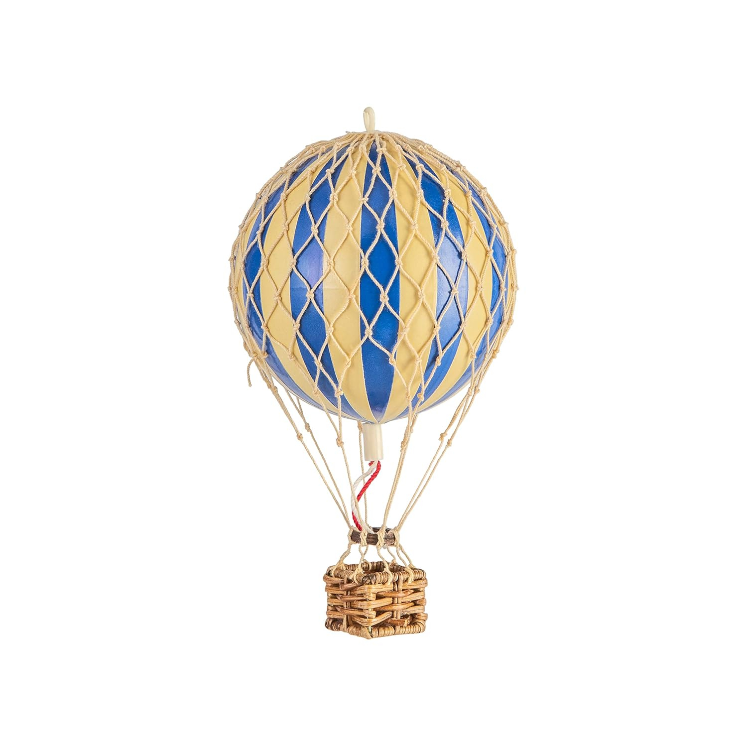 Patriotic Red White and Blue Woven Hot Air Balloon Decor