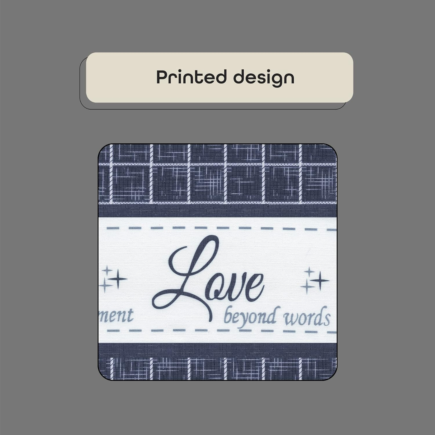 Achim Live, Love, Laugh Window Curtain Tier Pair and Valance Set