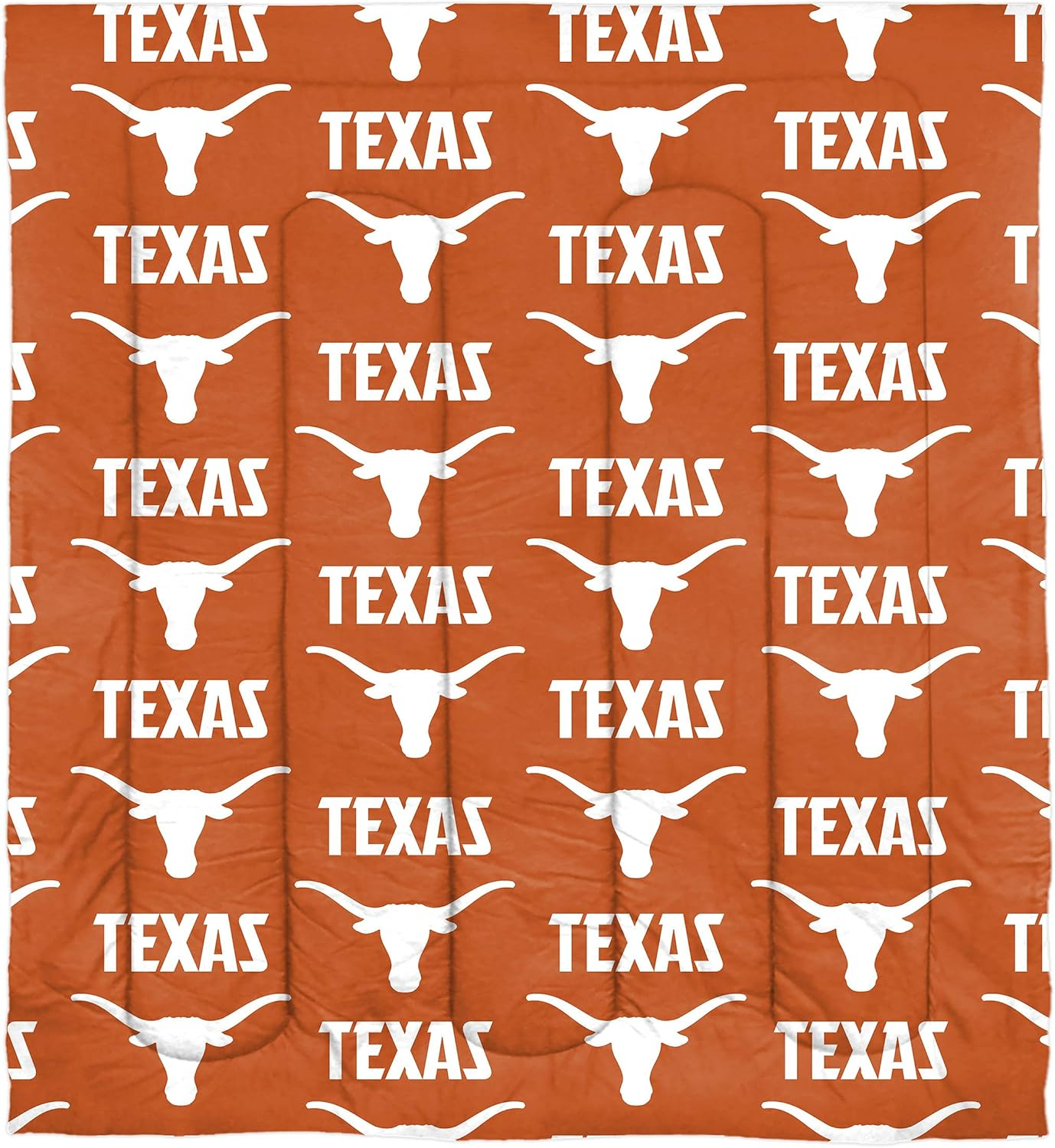 Texas Longhorns Full Bed in a Bag Set with Pillow Sham