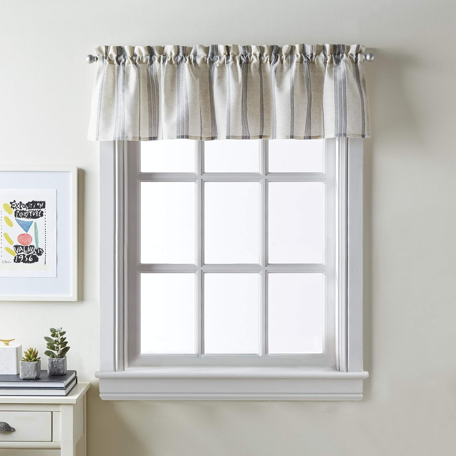 McKenzie Valance and Tier Pair Curtain Collection 14 in. Valance