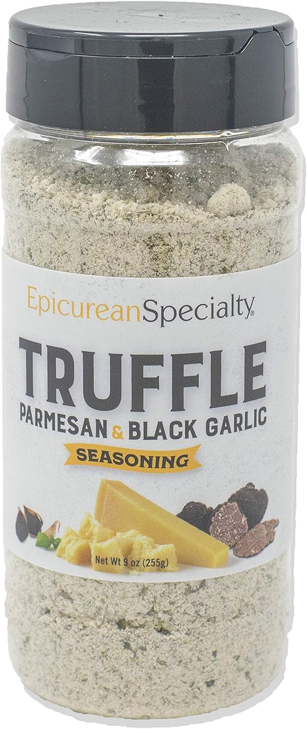 Epicurean Specialty Truffle Seasoning with Parmesan and Black Garlic 9 Ounce