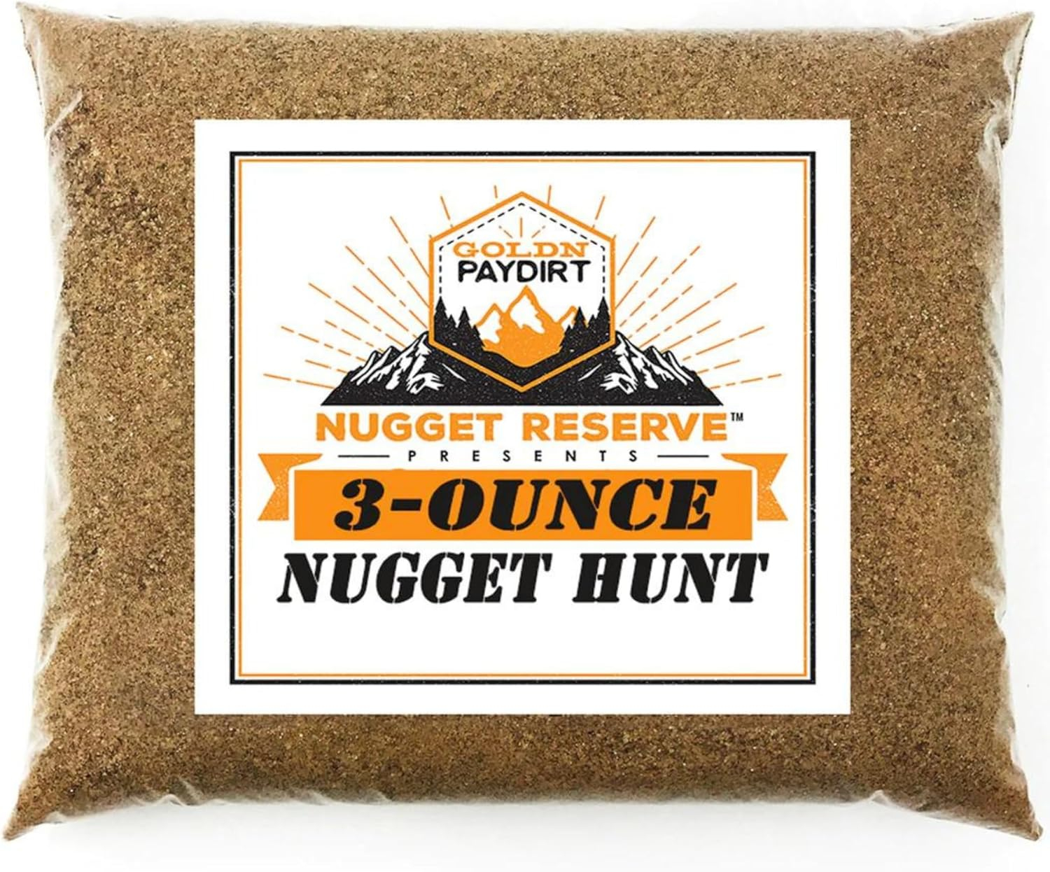 Nugget Reserve '3 Ounce Nugget Hunt' Gold Paydirt Panning Pay Dirt Bag – Gold Prospecting Concentrate