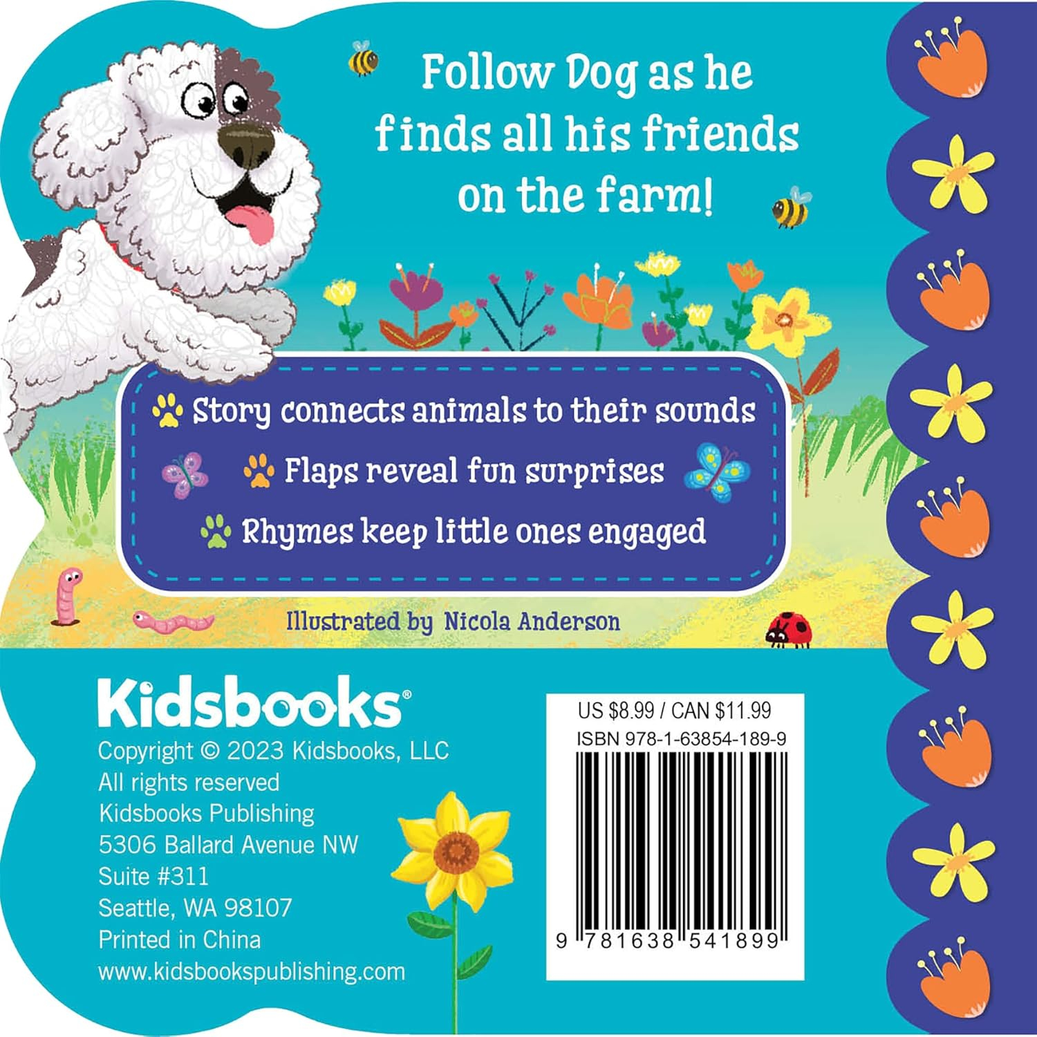 Hello Farm - by  Kidsbooks Publishing (Board Book)