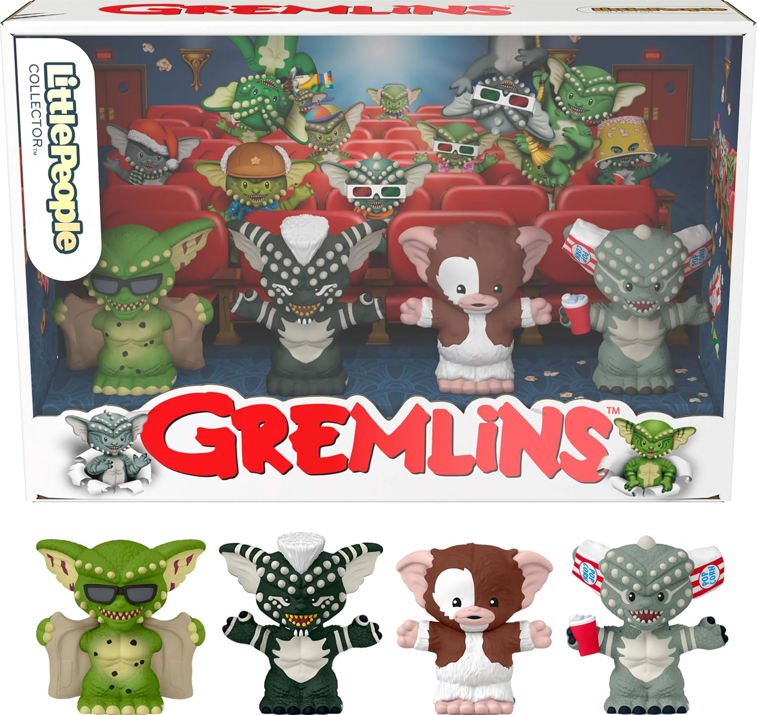 Little People Collector Gremlins Movie Special Edition Set for Adults & Fans, 4 Figures