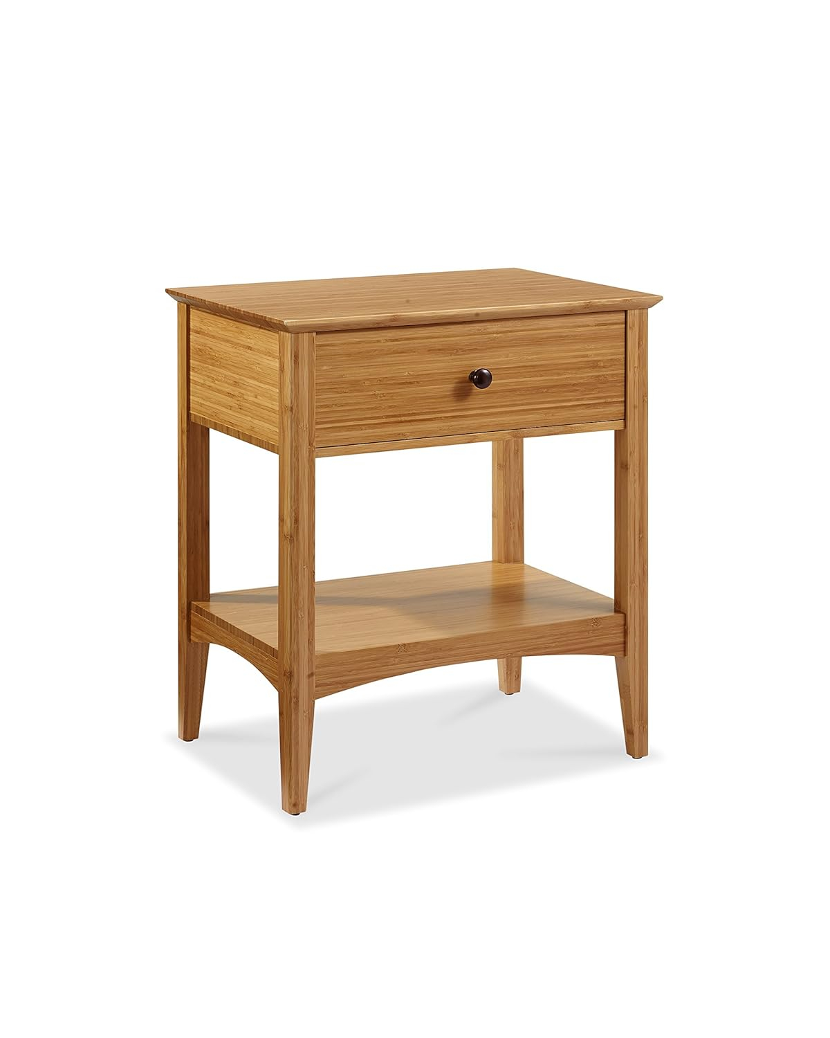 Eco Ridge by Bamax Willow 1 Drawer Nightstand, Caramelized