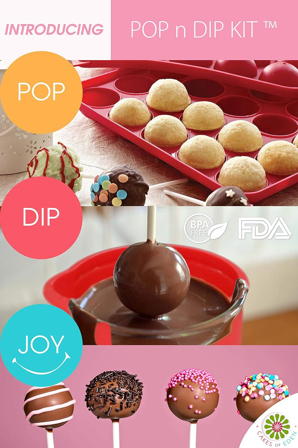 APRON HEROES- Complete Cake Pop Maker Kit, Nonstick, Silicone, Cake Pop Maker, Cake Pop Kit, with, Cake Pop Stand Holder, Cake Pop Molds, 120 Lollipop Sticks, Melting Pot, Decorating Pen, & Twist Ties