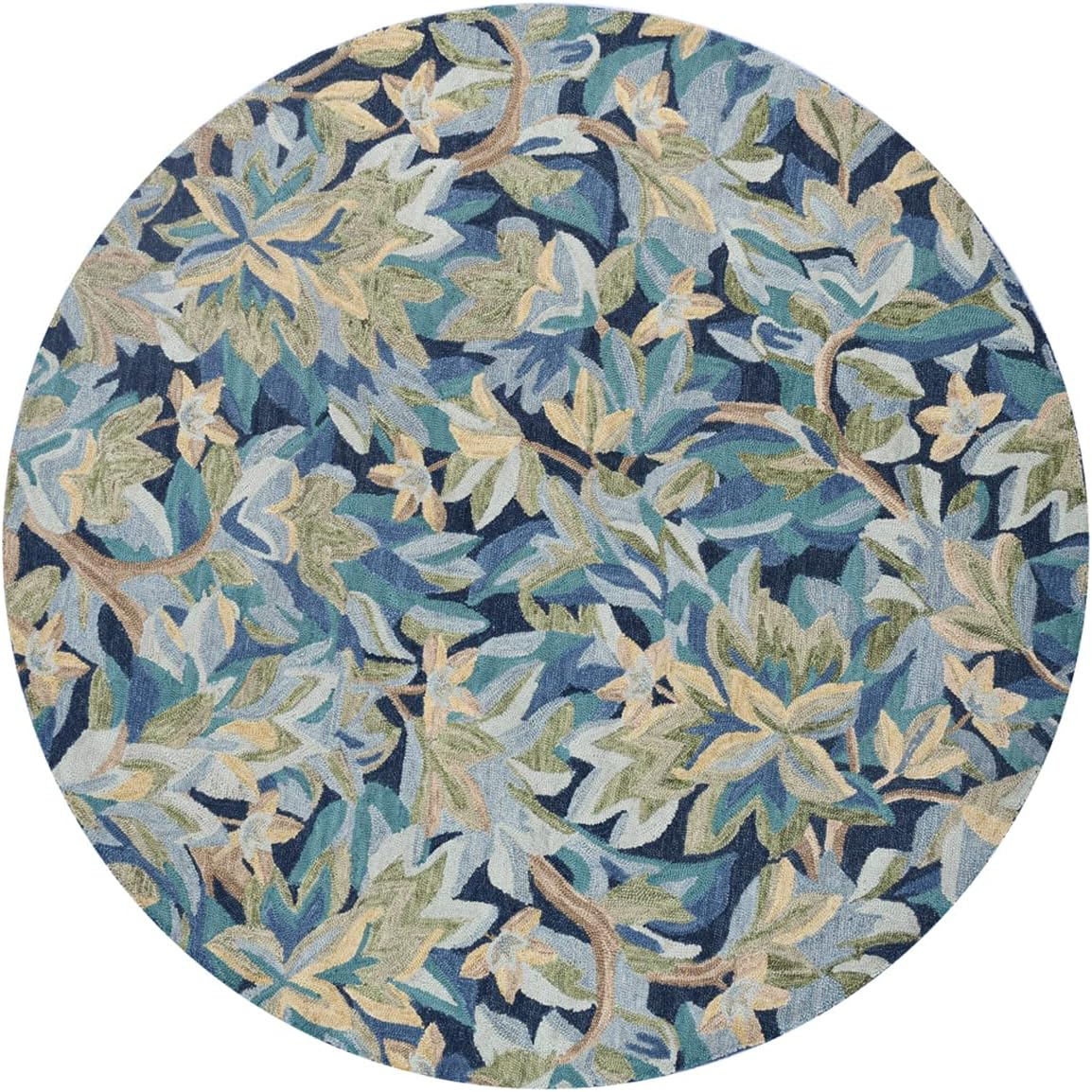 Avalonian Handmade Hand Tufted Wool Blue/Green Rug