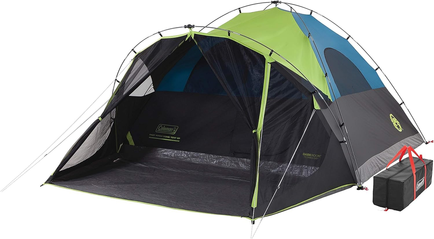 Carlsbad Fast Pitch Cabin Tent with Screen Room, 6-Person