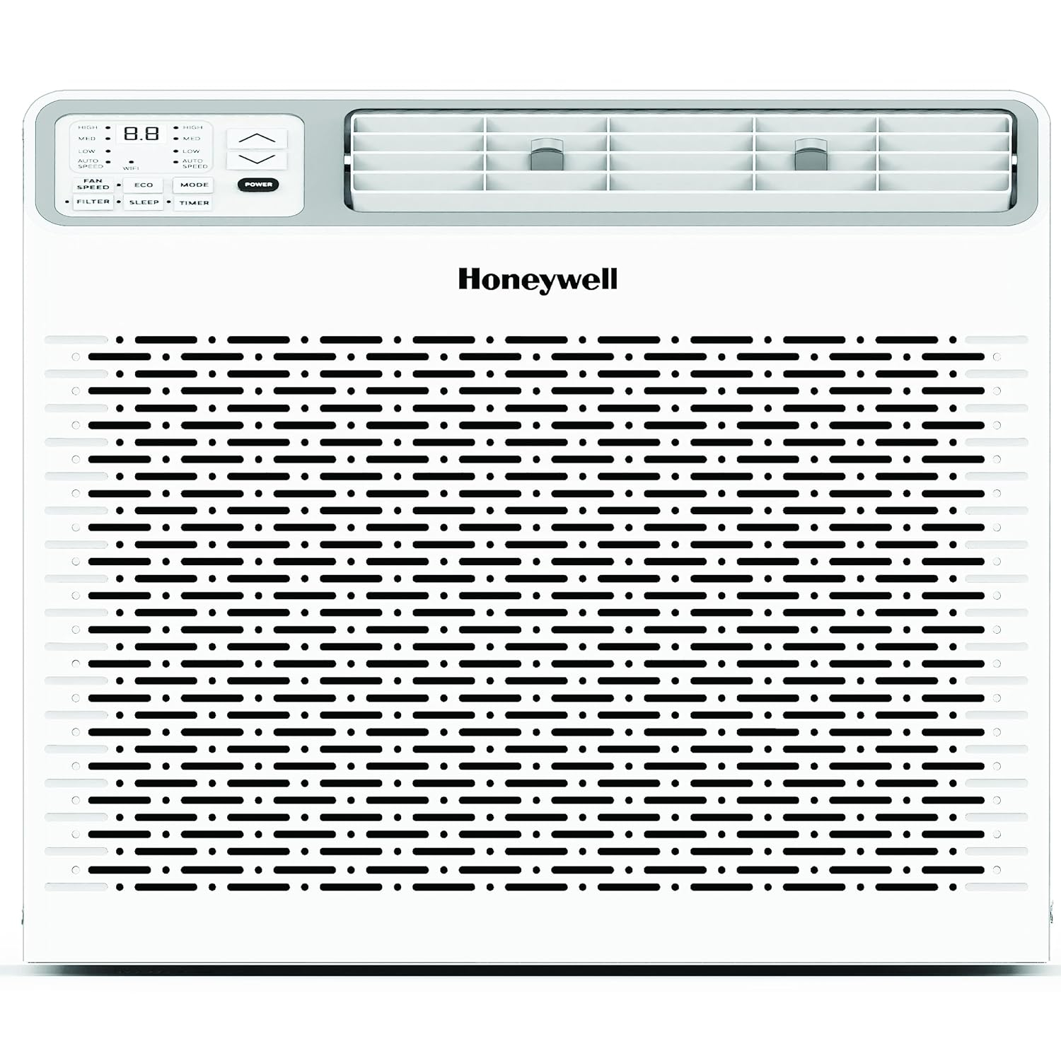Honeywell 8,000 BTU Digital Window Air Conditioner, Remote, LED Display, 4 Modes, Eco, 350 sq ft Coverage