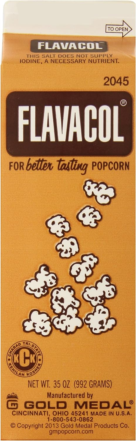 Gold Medal Prod. 2045 Flavacol Seasoning Popcorn Salt - 35 oz.