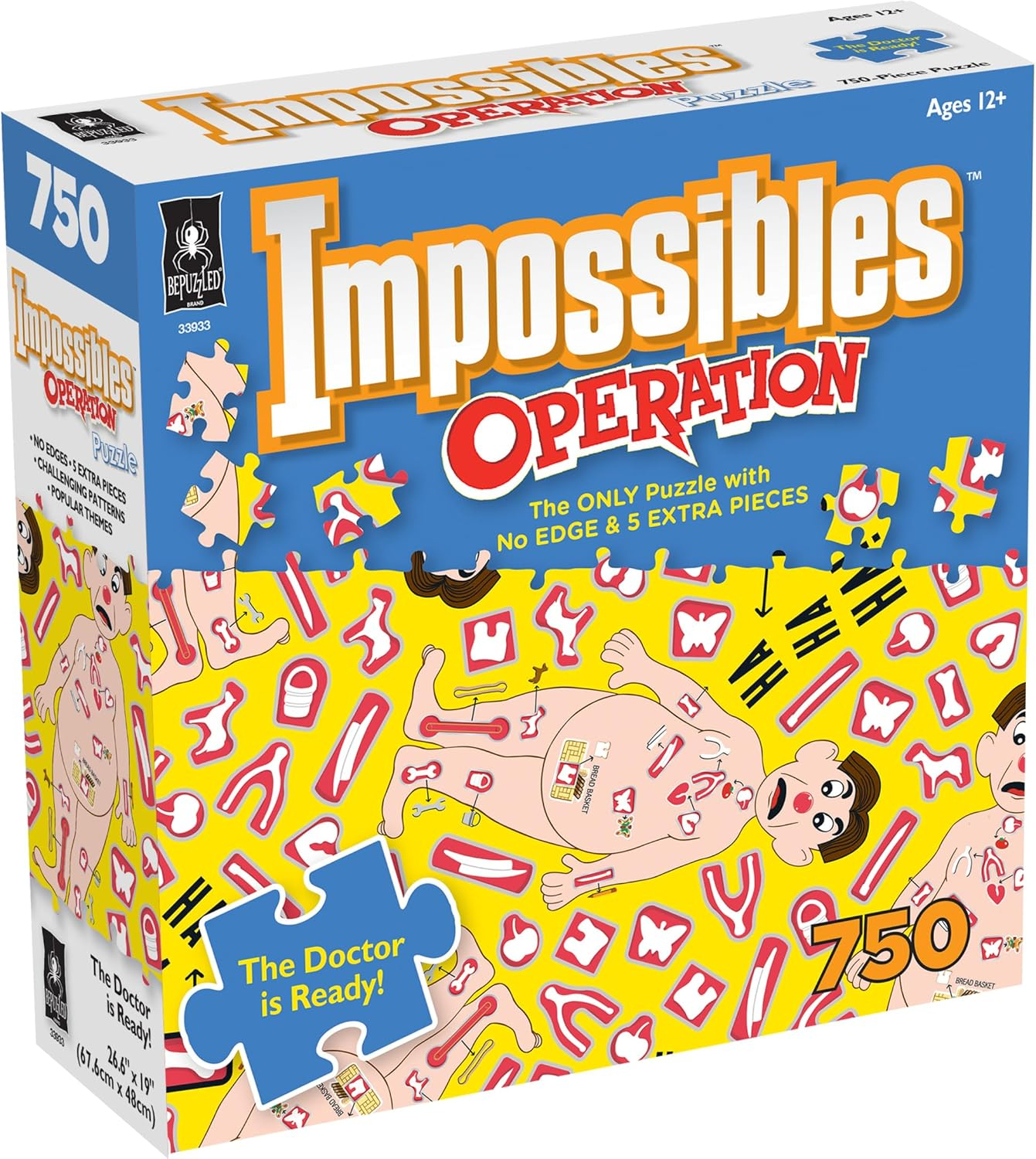 BePuzzled Impossibles Puzzle - Hasbro Operation: 750 Pcs