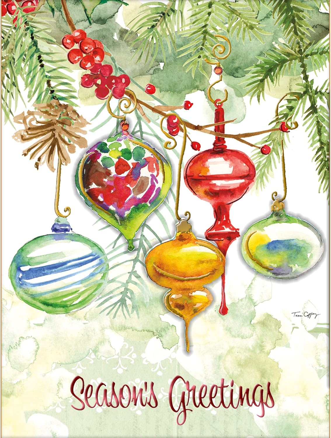 Lang Companies, Christmas Ornaments Luxe Christmas Cards