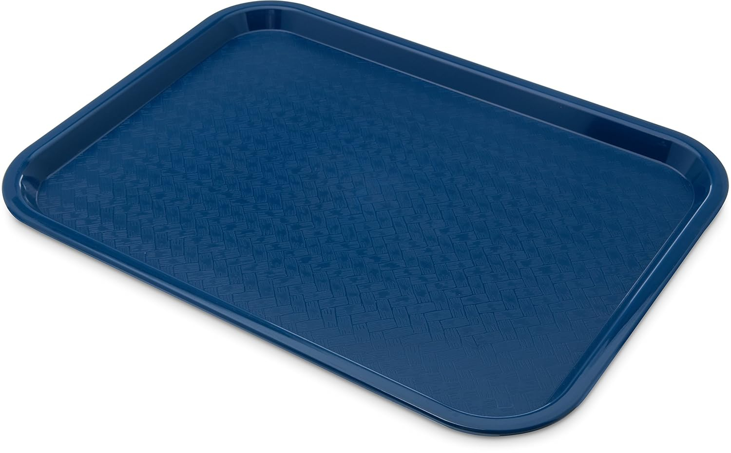CFS CT121614 Cafe Standard Plastic Cafeteria/Fast Food Tray, NSF Certified, BPA Free, 16" Length x 12" Width, Blue (Pack of 24)