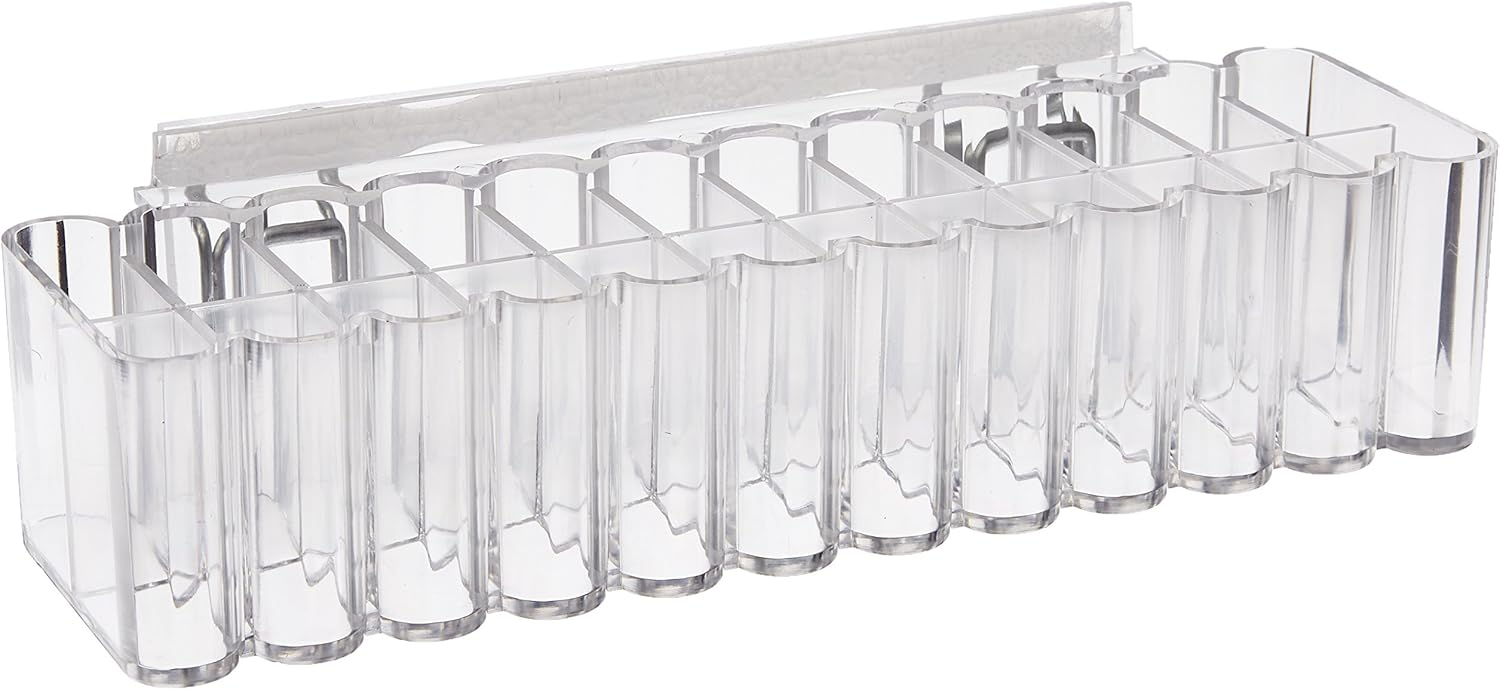 Azar Displays 24-Compartment Tray for Pegboard or Slatwall, 2-Pack (Set of 2)