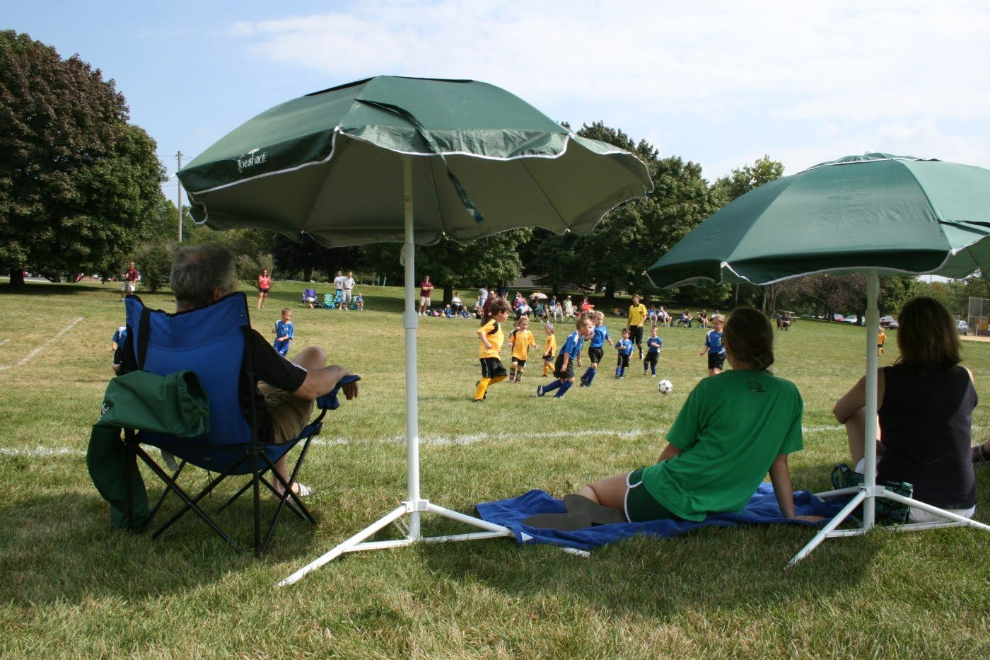 Portable UV Sun Shade Umbrella with Tripod Stand – Lightweight, Adjustable, and Instant Sun Protection for Outdoor Sports, Camping, and More – Blue