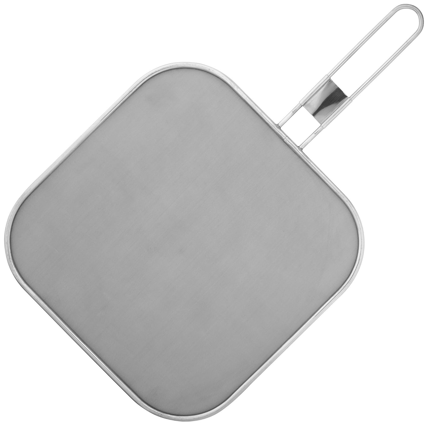 Square Stainless Steel Splatter Screen, 29 x 29 cm, Silver