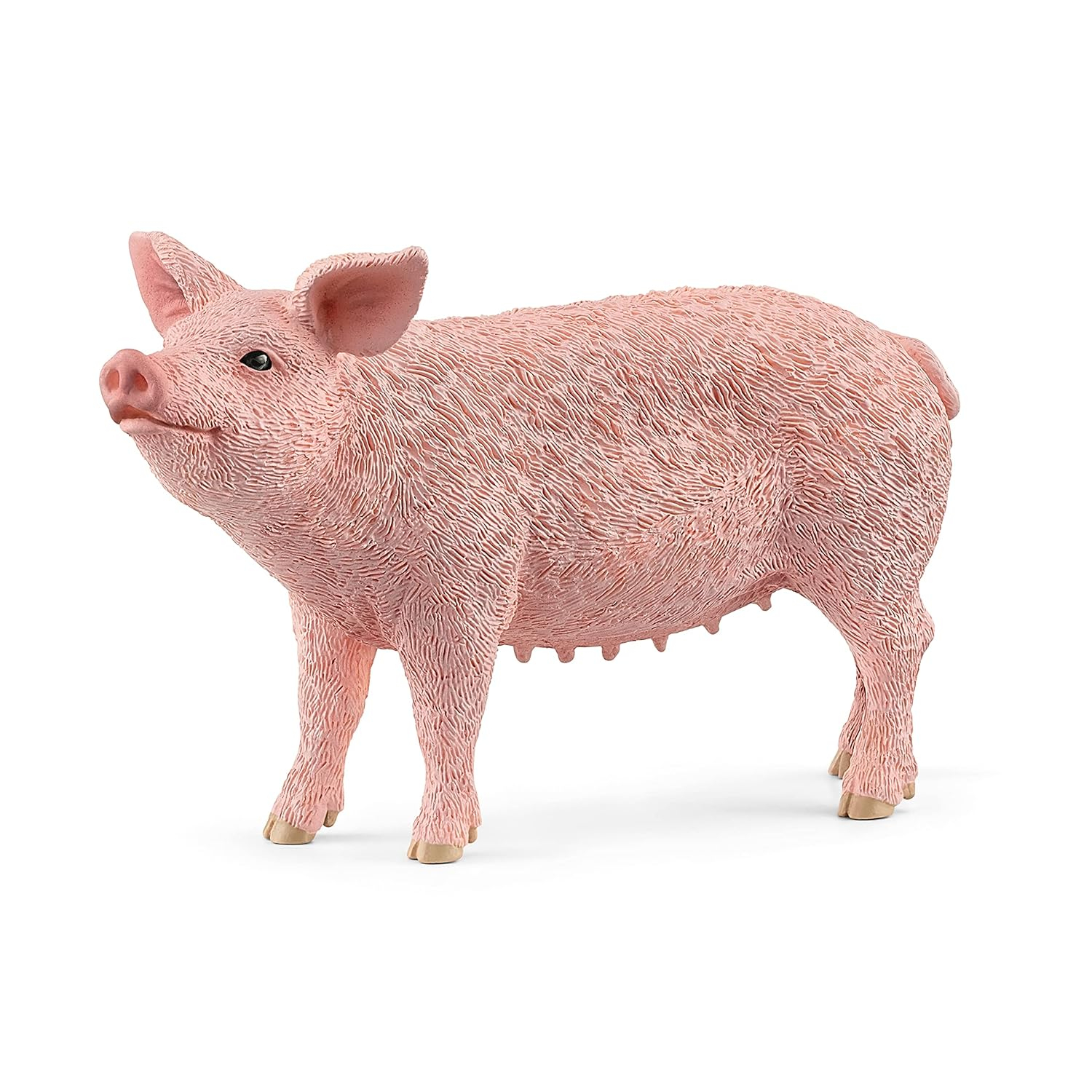 Realistic Pink Farm Animal Pig Toy Figurine