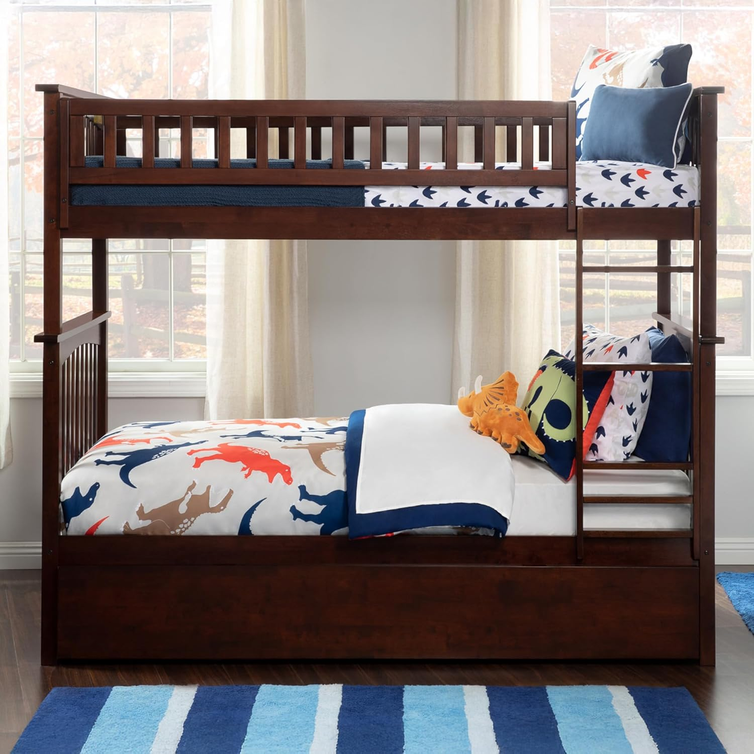 Columbia Bunk Bed Twin over Twin in Multiple Colors and Configurations