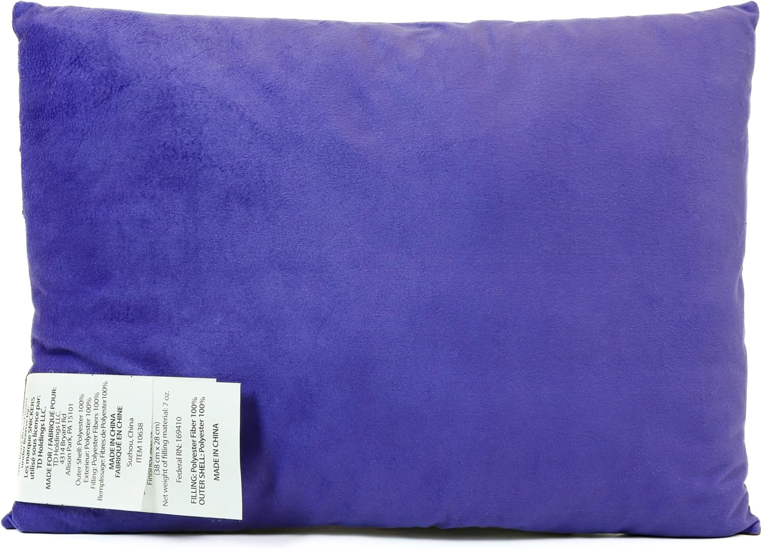 Kangaru: SNICKERS Candy-Inspired Pillow - 15 x 11" Plush Throw Pillow, Soft & Cozy Rectangular Cushion, Fun Novelty Candy Theme Room Décor, Licensed