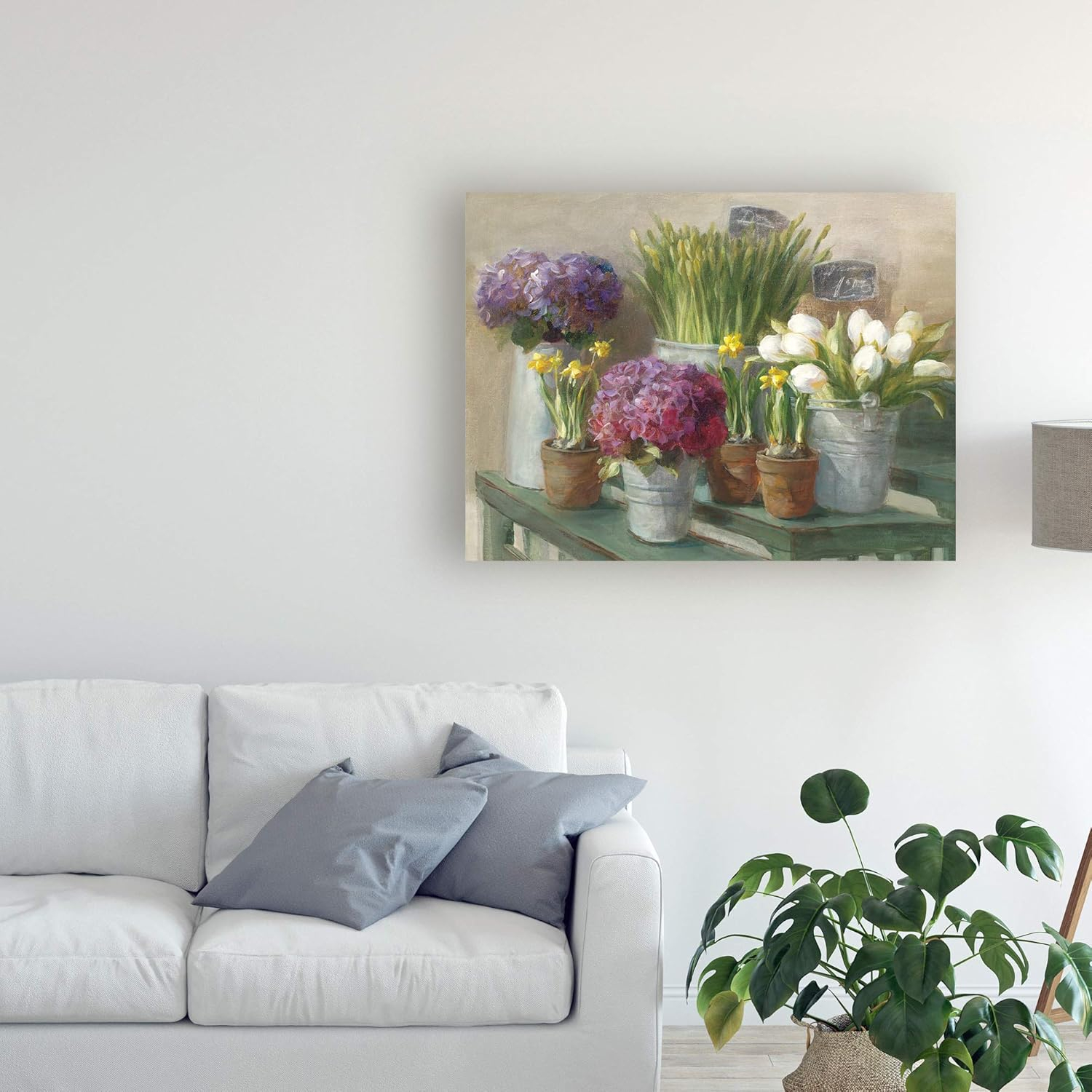 Trademark Fine Art 'Les Fleurs Printemps' Canvas Art by Danhui Nai