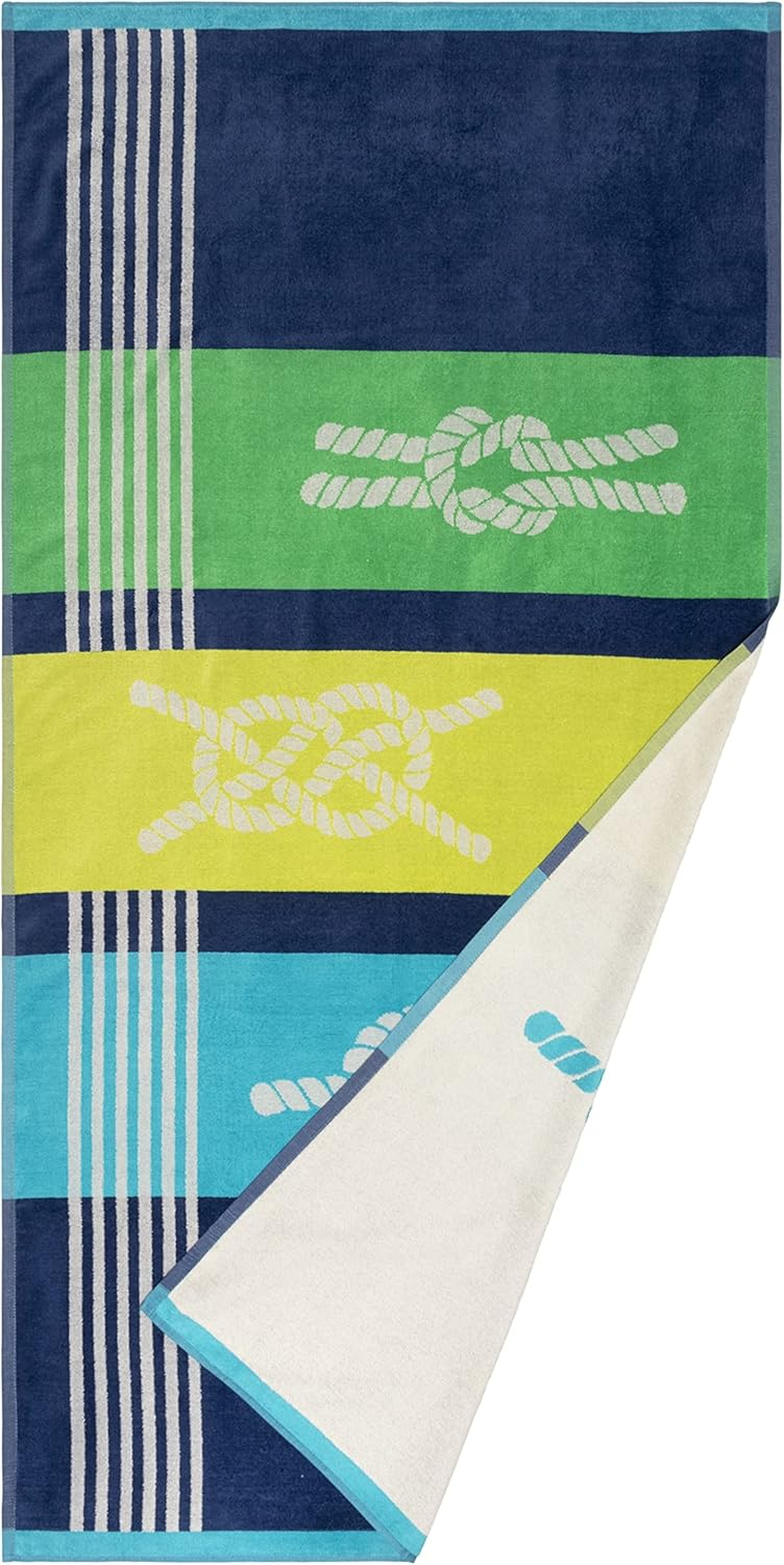 Impressions Elmer Oversized Sailing Knots Beach Towel