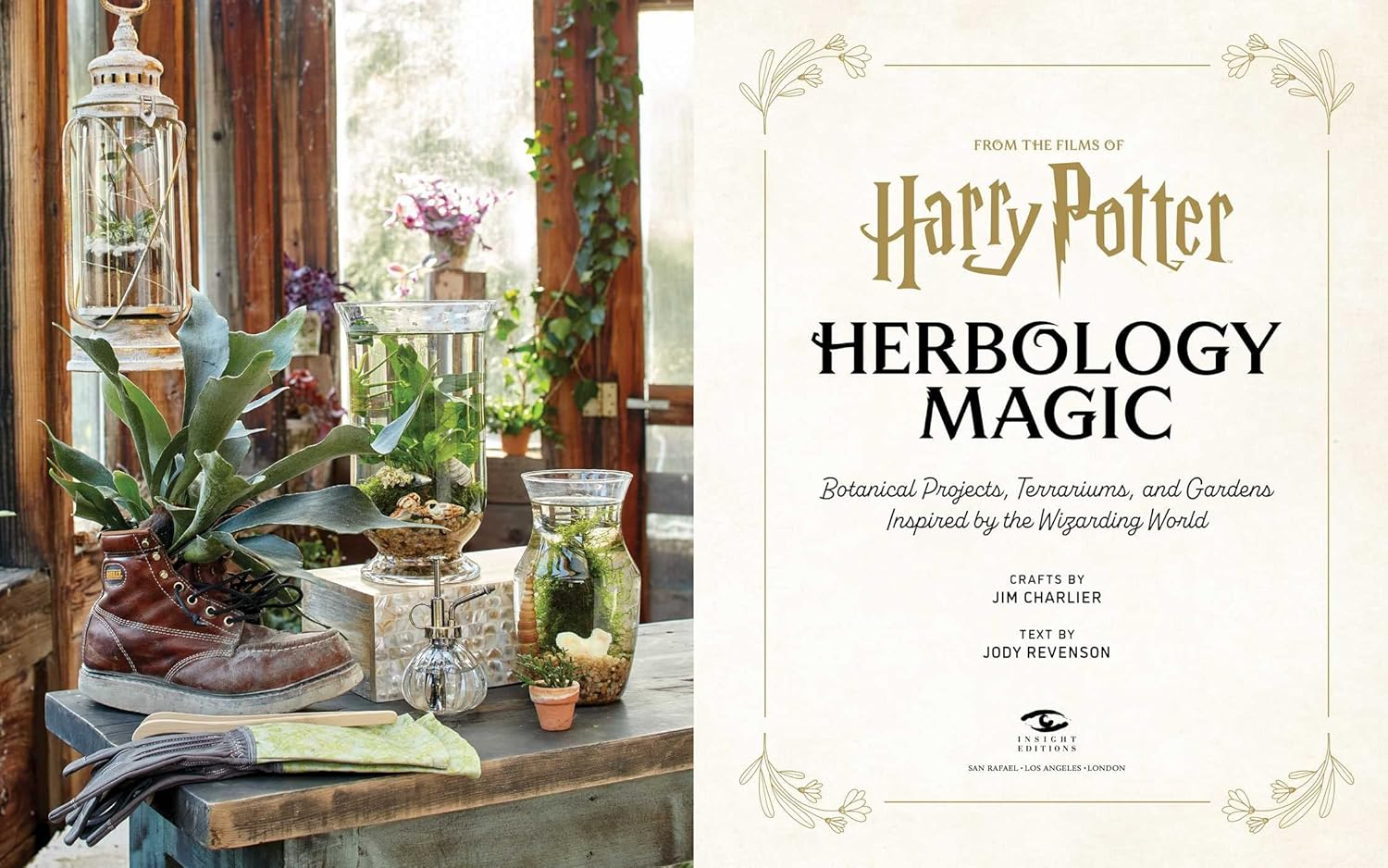 Harry Potter Inspired Hardcover Herbology Gardening Guide