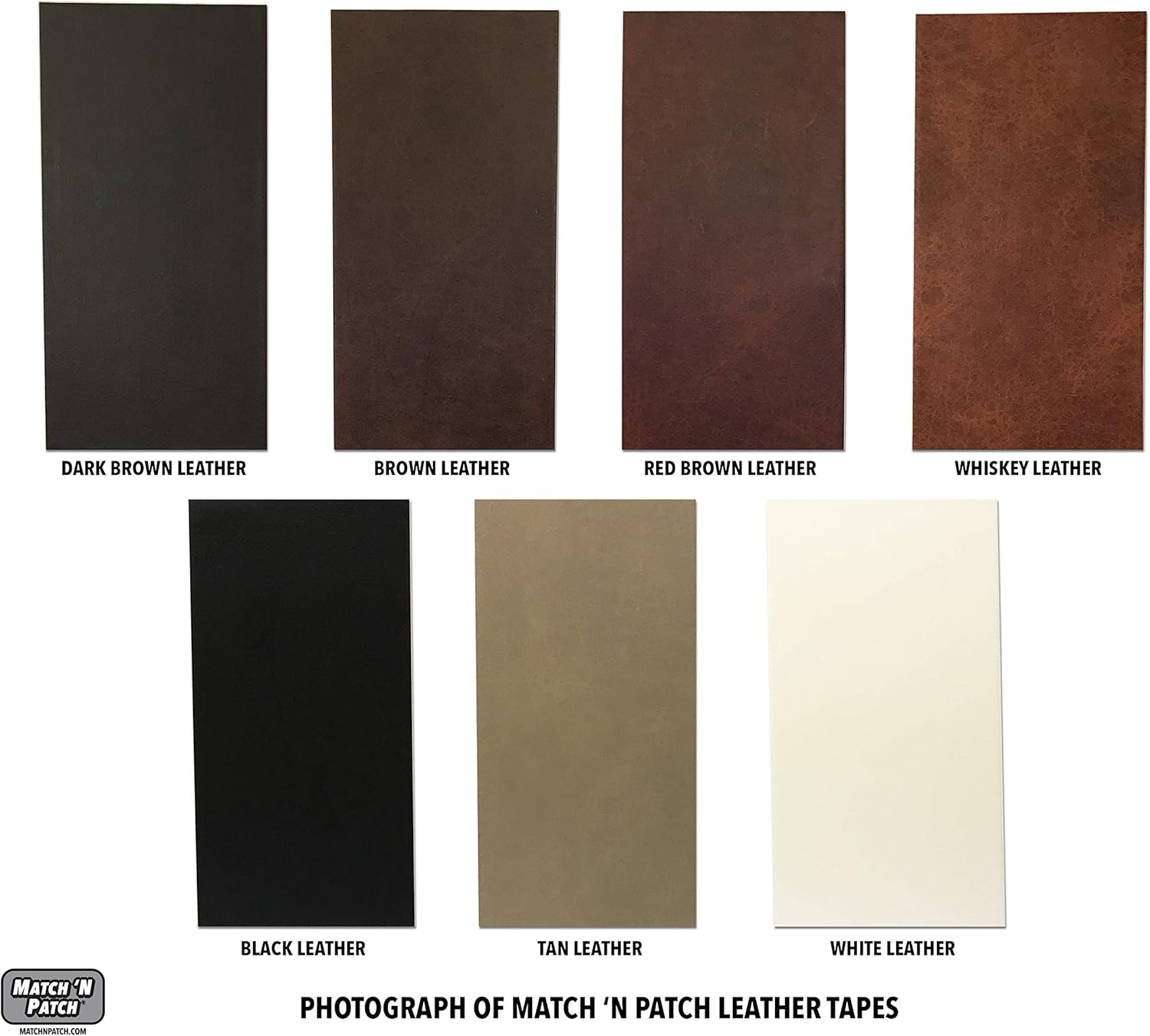Match 'N Patch Dark Brown Leather Repair Tape, 2.25 in. x 15 ft