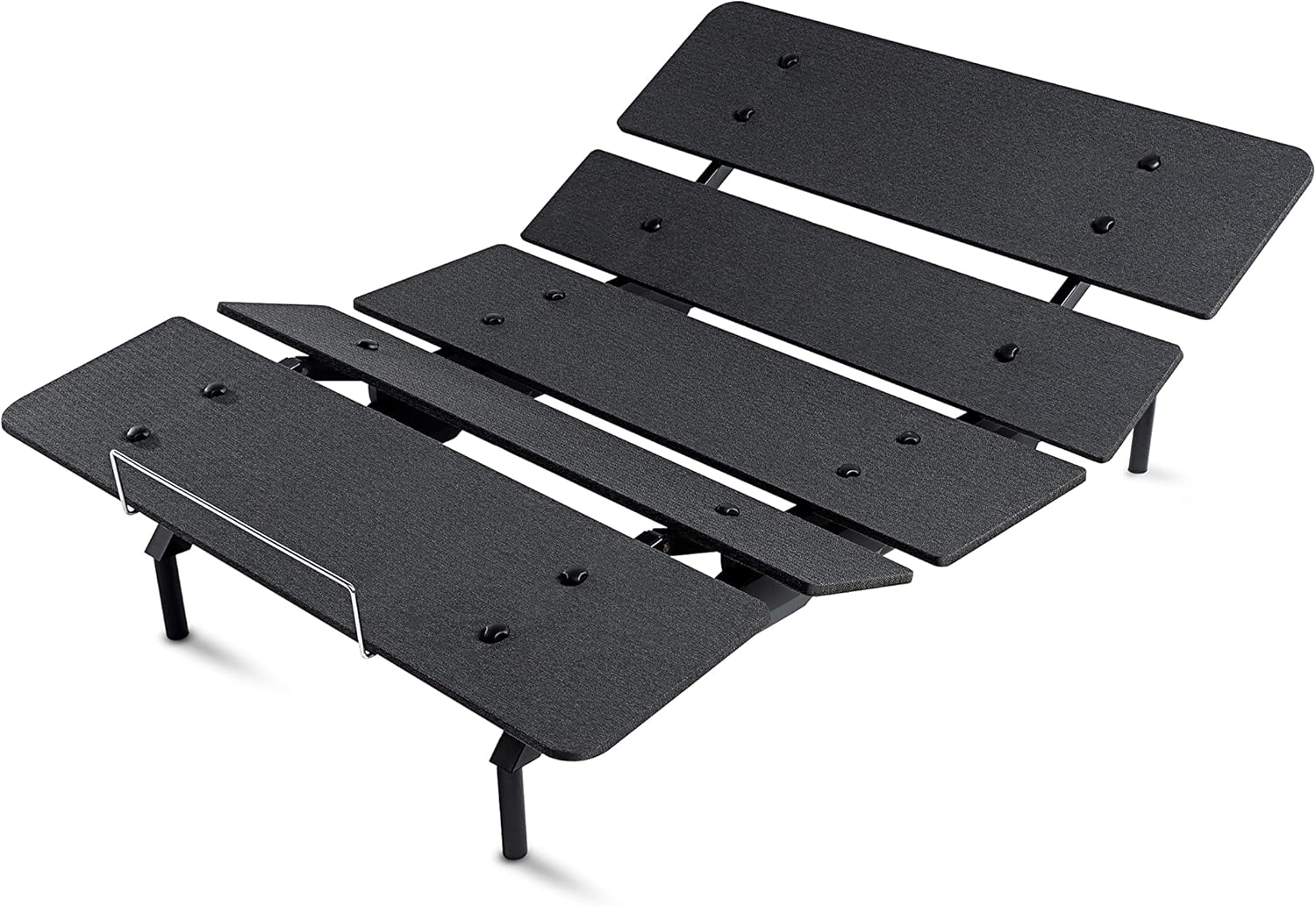 Signature Design by Ashley Cosmic Power Base King Adjustable Bed Base, Black