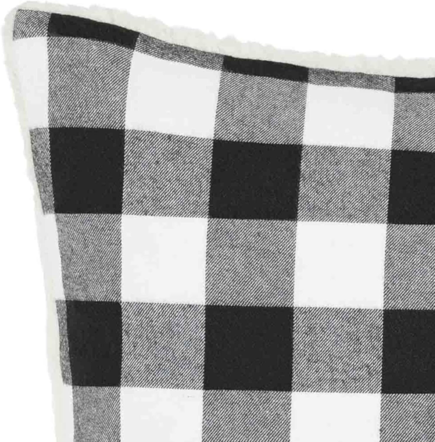 Eddie Bauer Cabin Plaid Flannel Square Throw Pillow