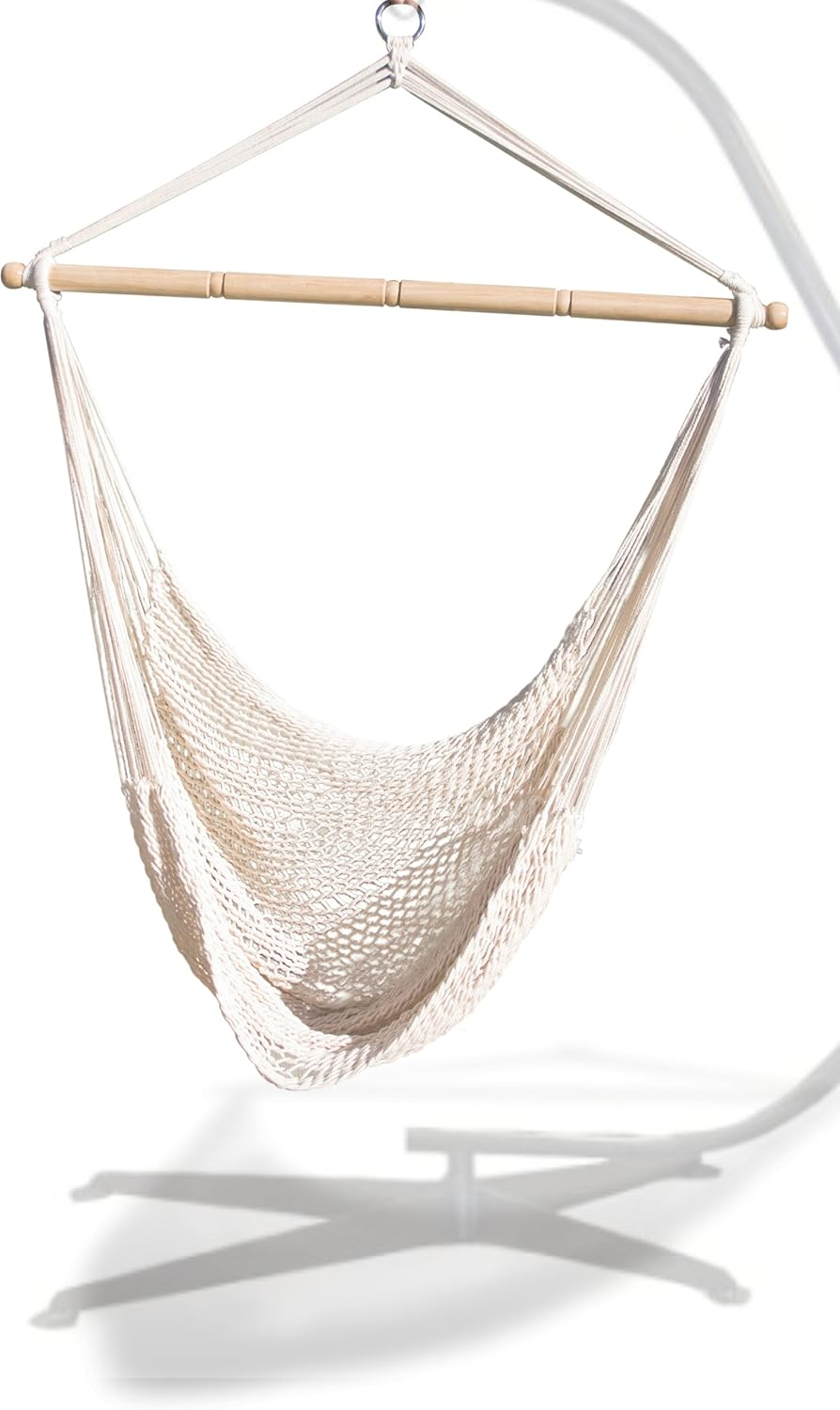 Hammaka White Outdoor Or Patio Or Yard Or Lawn And Garden Hammocks Swing Hanging Net Chair
