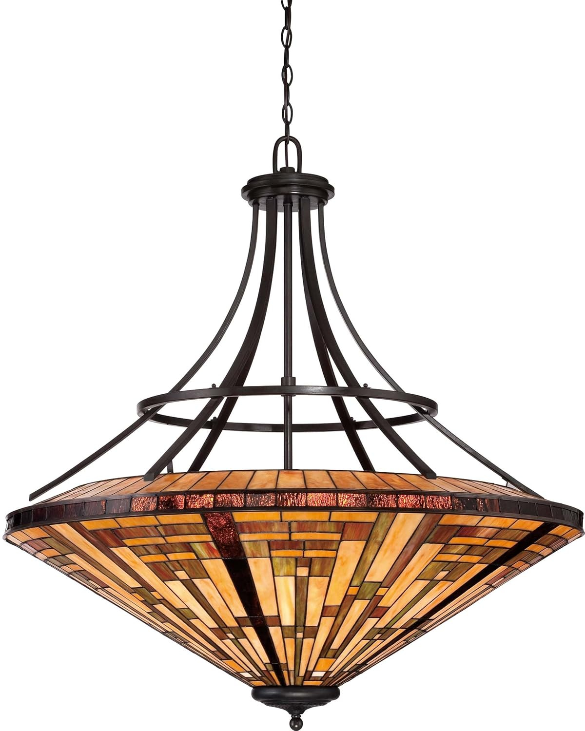 Quoizel TFST2840VB Stephen 8-Light Bowl Pendant in Dark Bronze