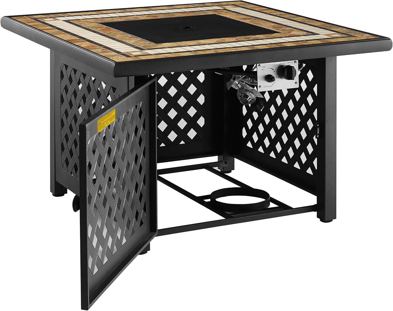 Munguia Square Fire Pit Table