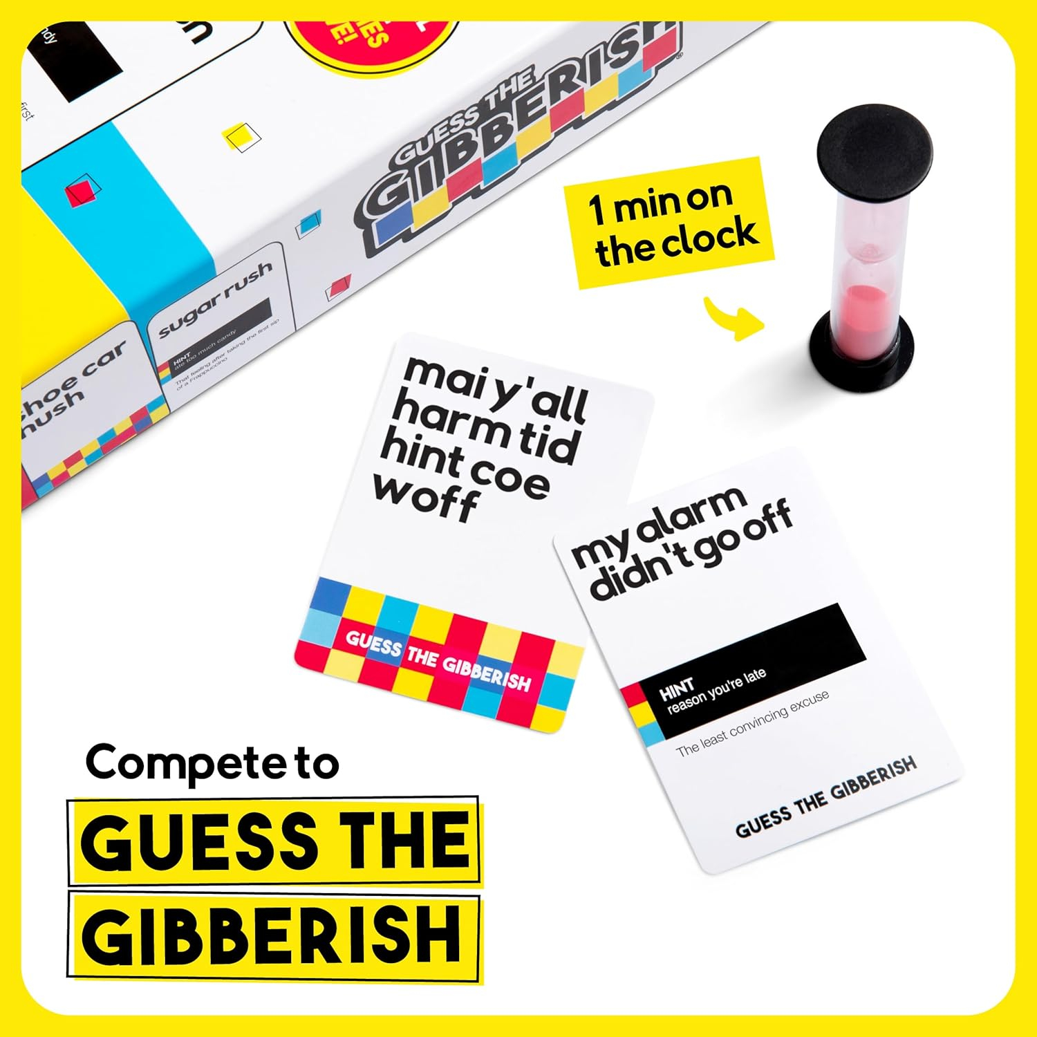 Guess The Gibberish Family Game, from The Creators of Incohereant for Ages 12+ by What Do You Meme?