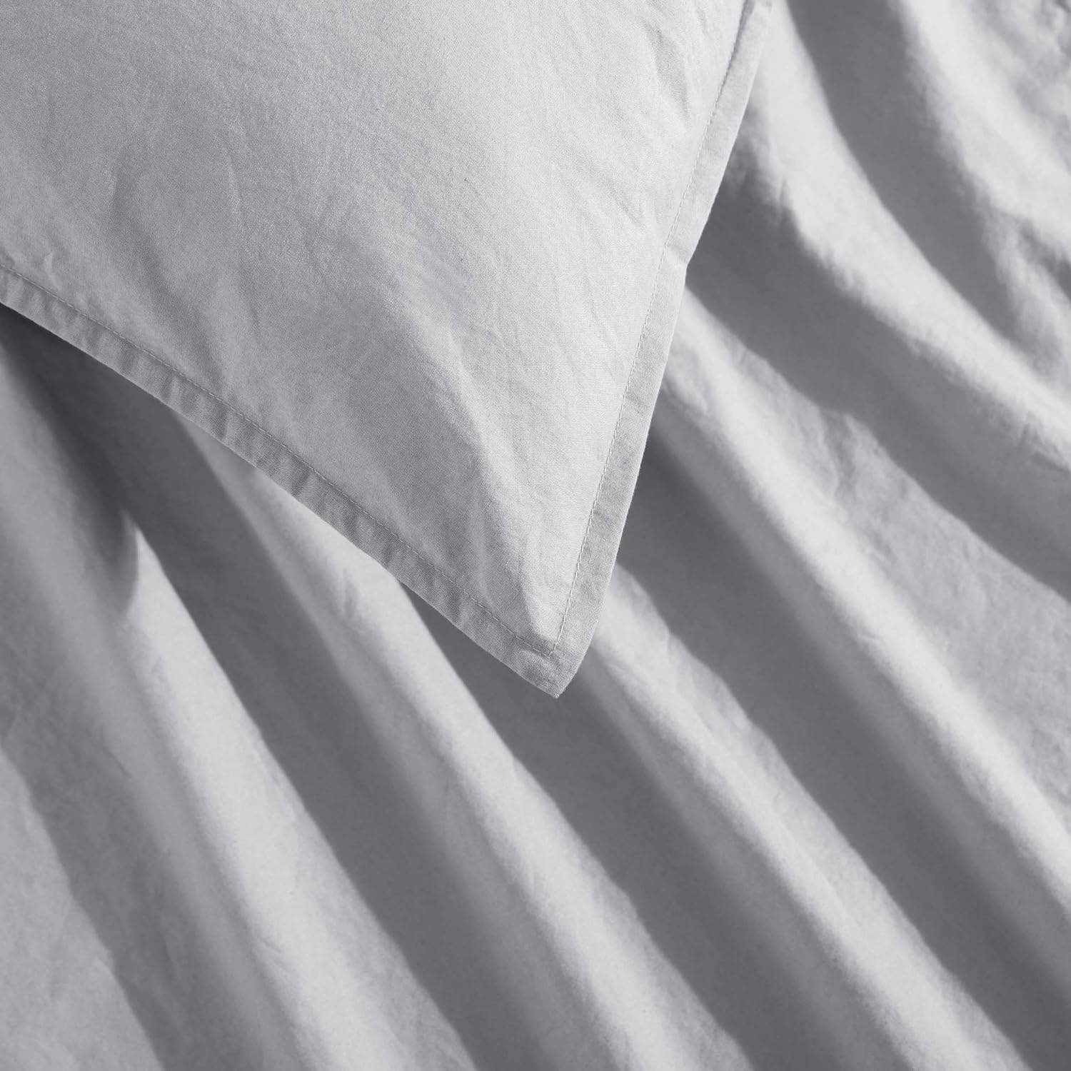 Calvin Klein Calvin Klein Washed Percale Cotton Solid Comforter Set