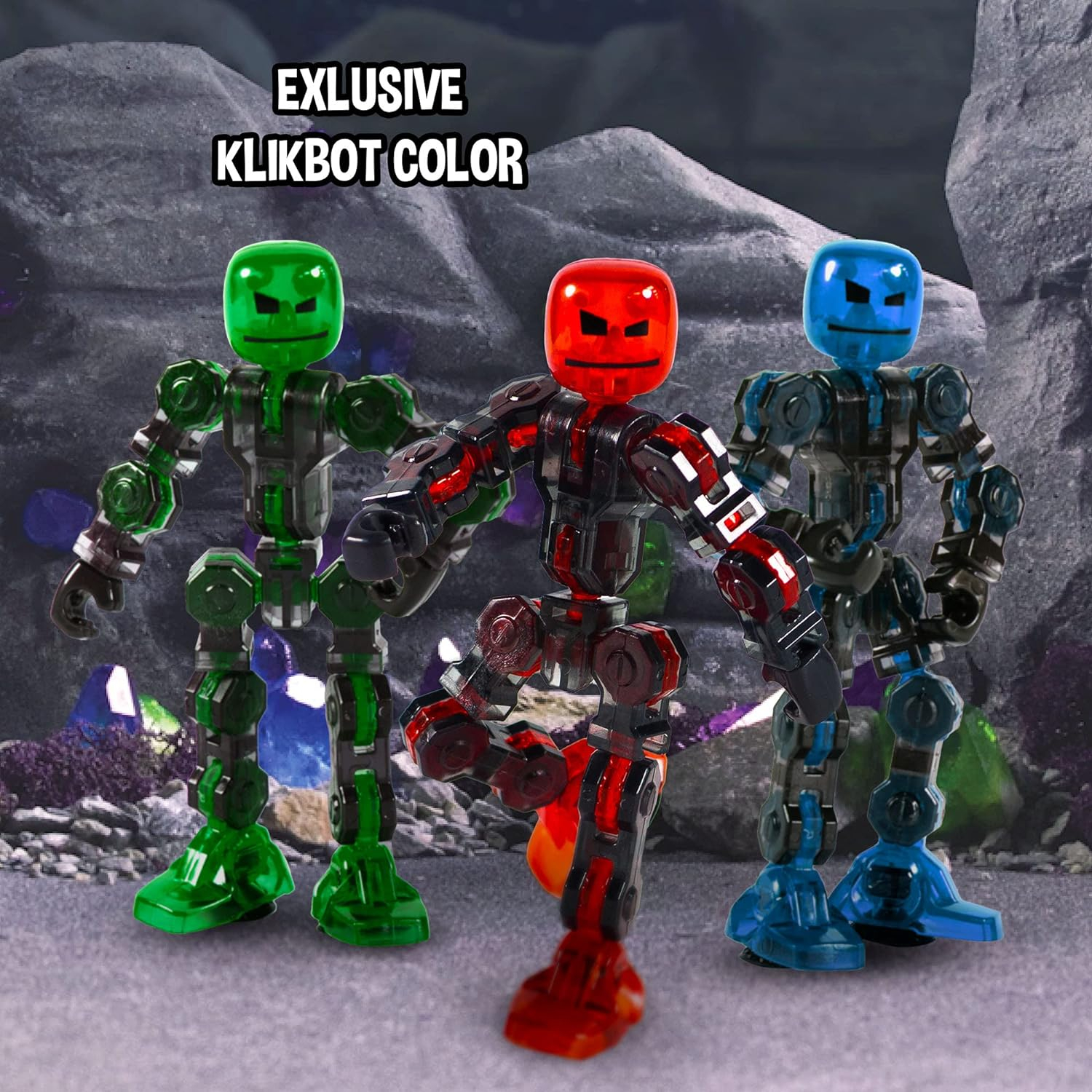 Zing Klikbot Megabots - Create Stop Motion Animation, for Ages 8 and Up - Drifter (Green)