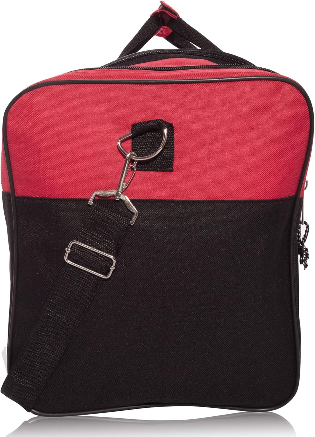 DALIX 25" Extra Large Vacation Travel Duffle Bag in Red and Black