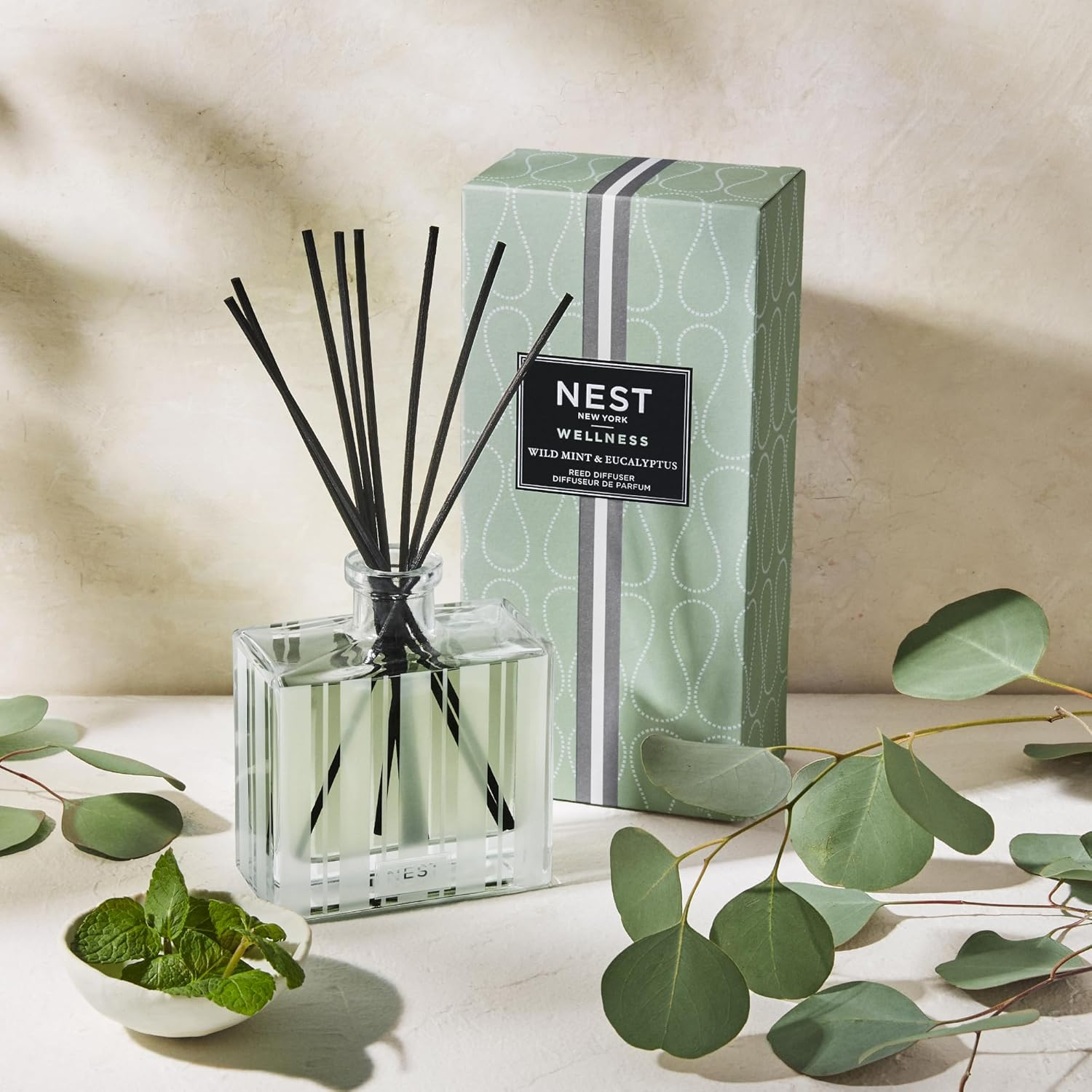 Nest Fragrances Reed Diffuser - Wild Mint & Eucalyptus