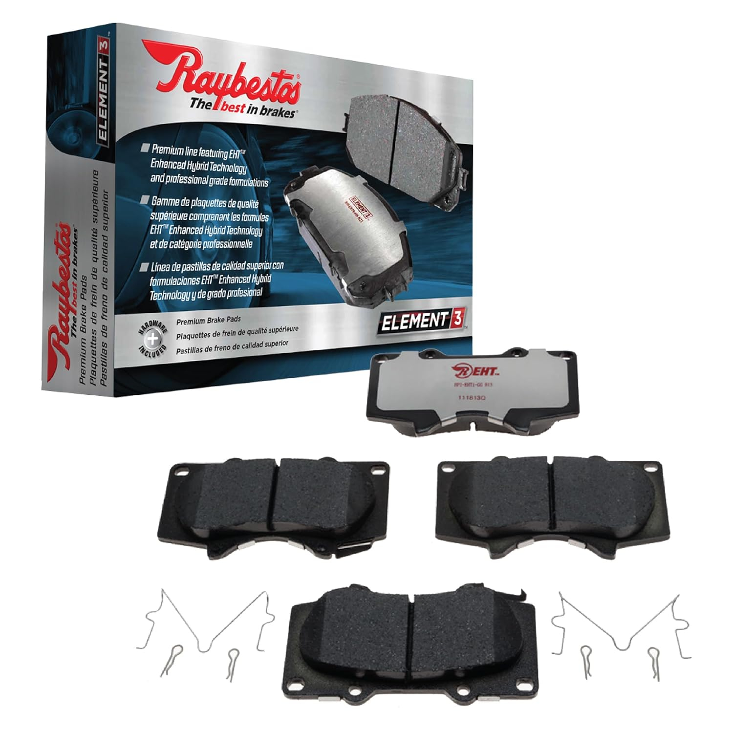 RM Brakes EHT884H Brake Pad Set Fits select: 2001-2005 TOYOTA HIGHLANDER, 2006 TOYOTA HIGHLANDER LIMITED
