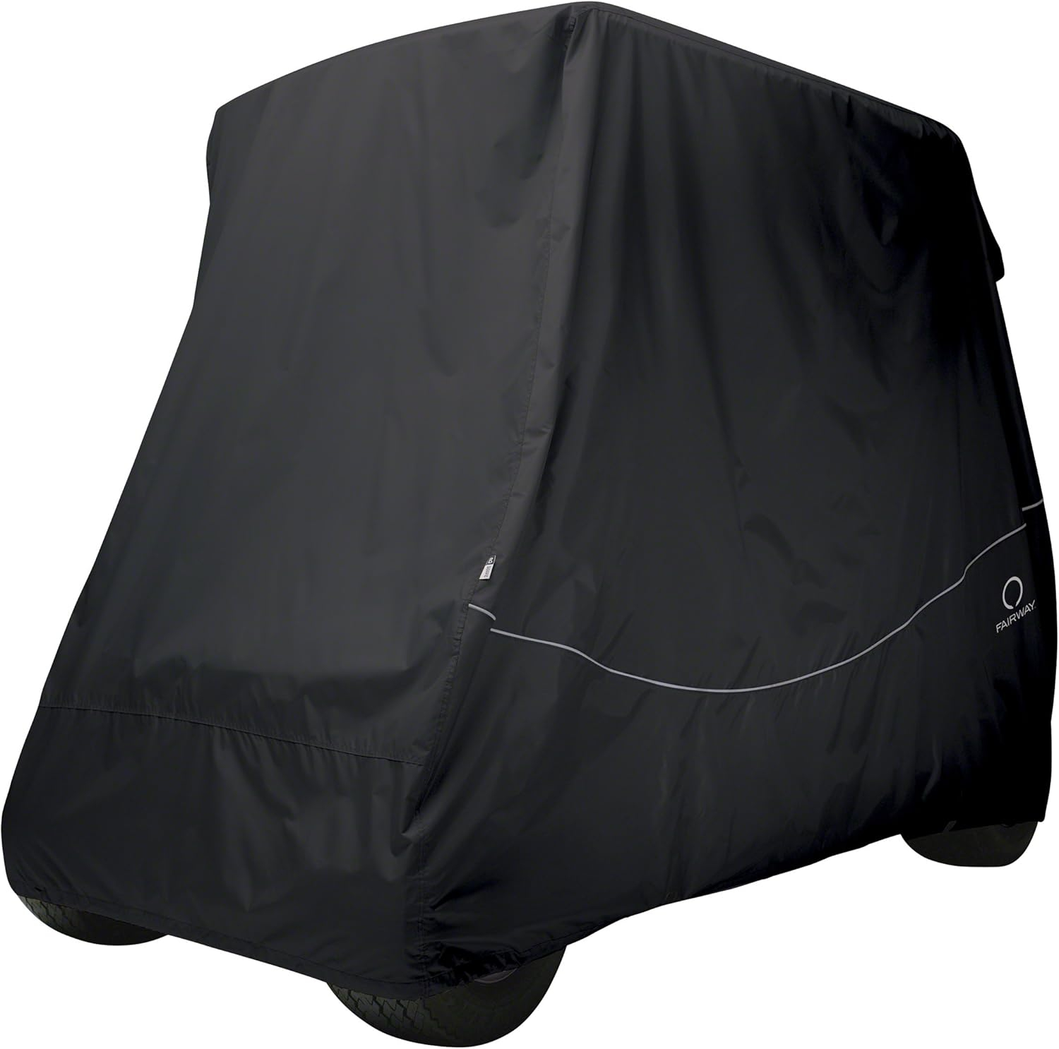 Fairway Short Roof Golf Car Quick-Fit Cover Black