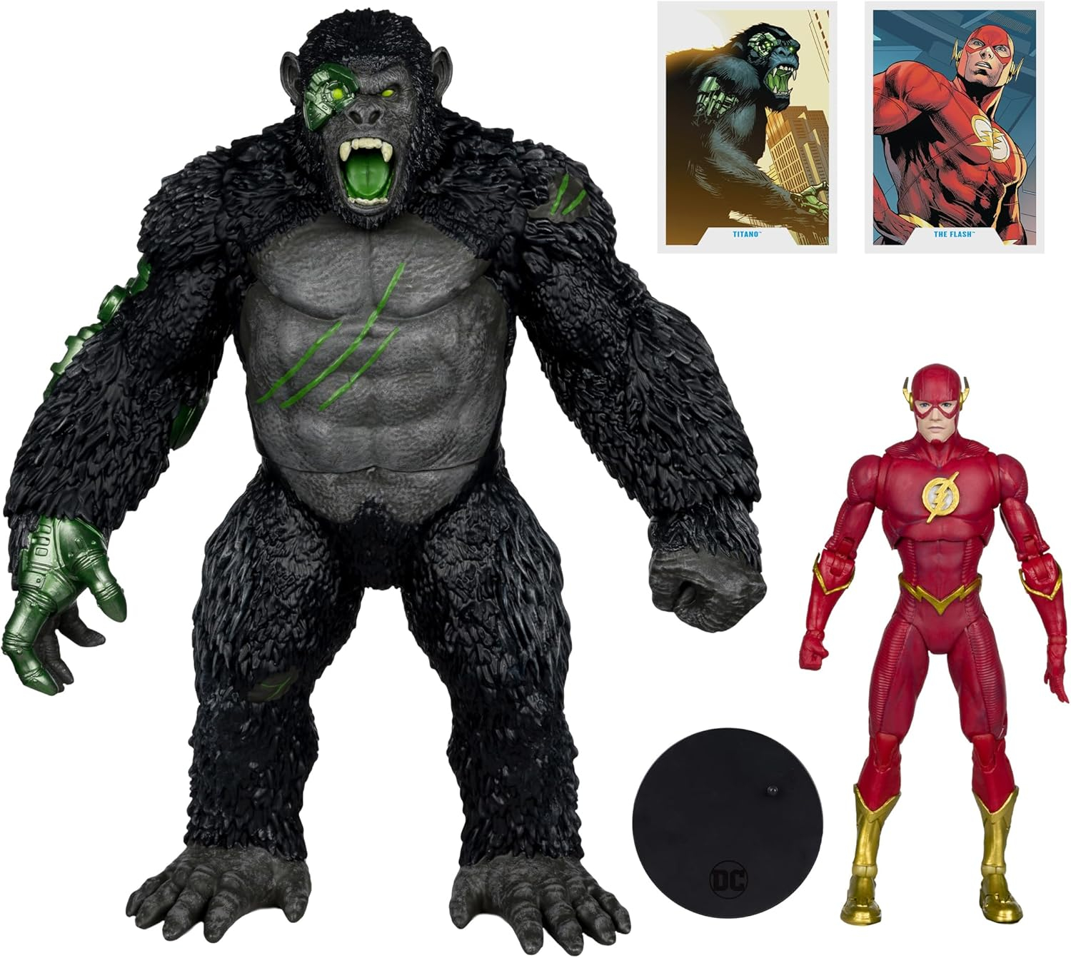 Titano vs The Flash (DC Multiverse) 2-Pack 7" Figure - McFarlane Toys