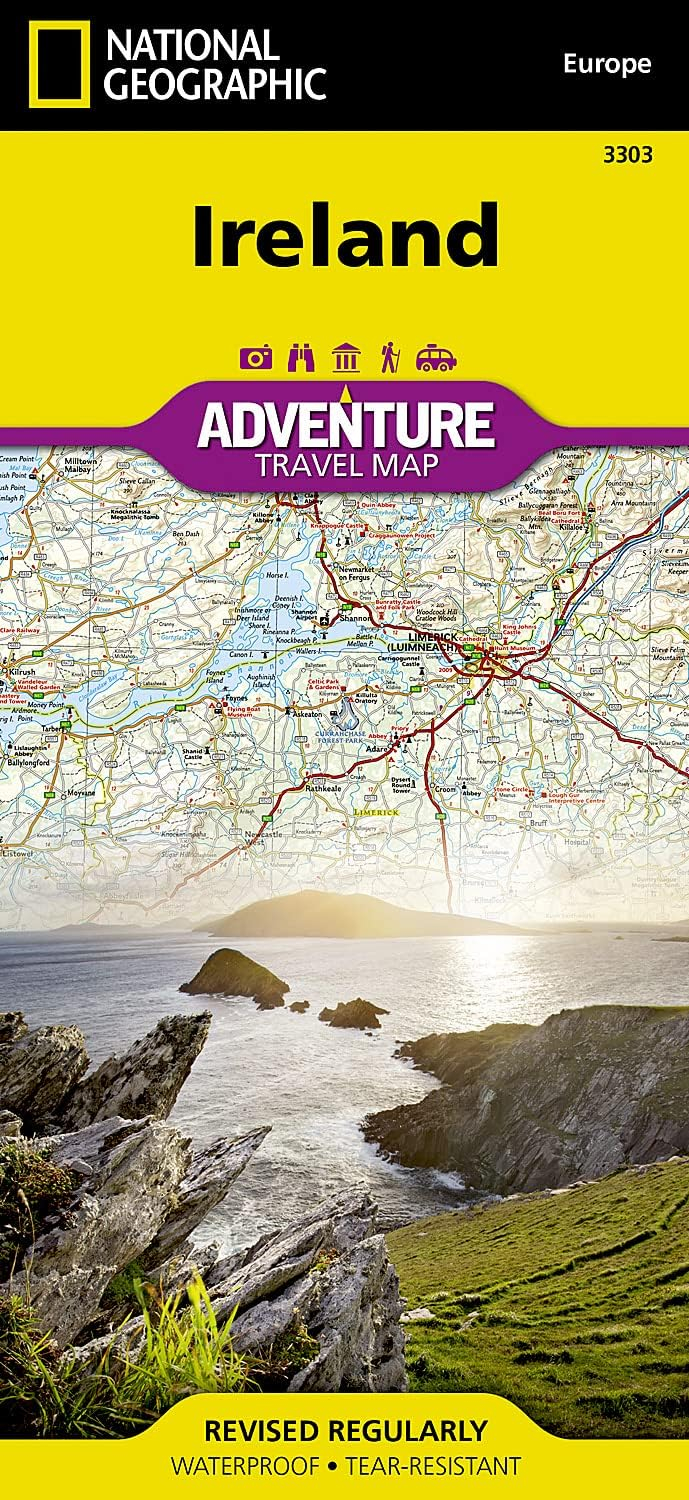 National Geographic Adventure Map Ireland: 9781566955355