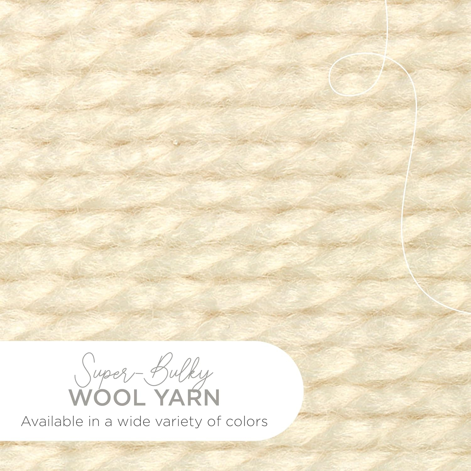 Lion Brand Yarns Wool Ease Thick & Quick Fisherman Yarn, 1 Each