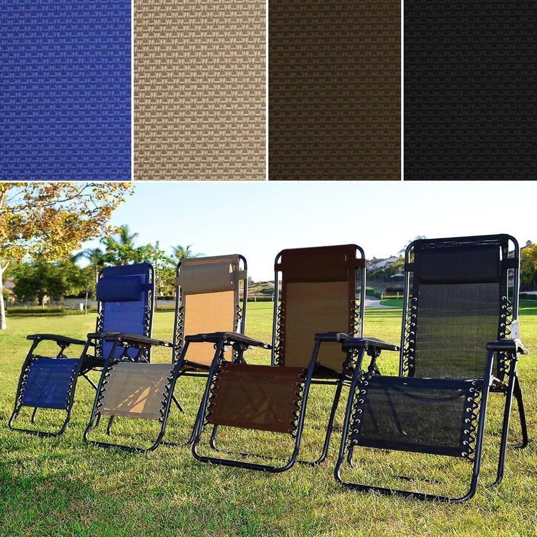 Caravan Sports Oversized Zero Gravity Chair - Blue