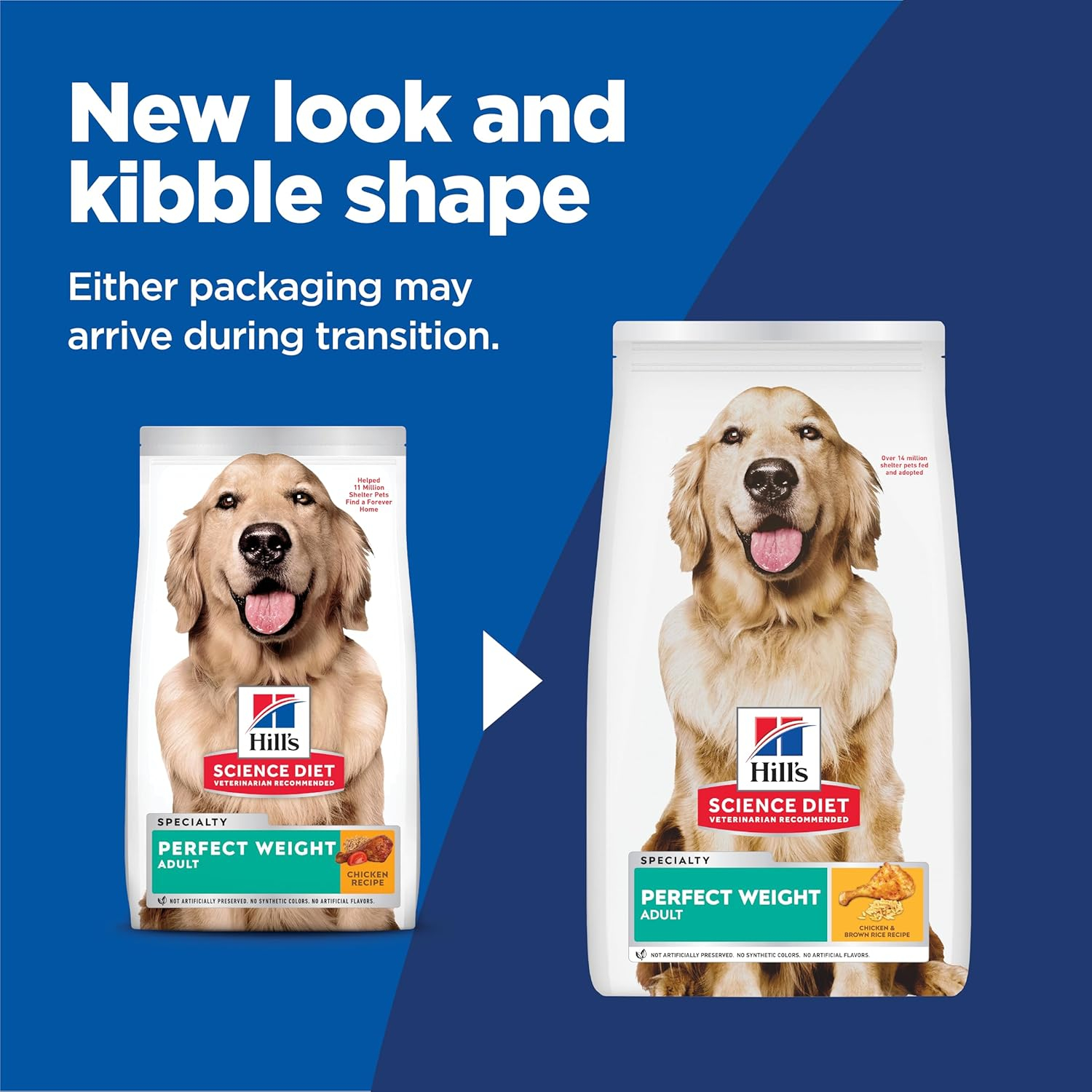 Hill's Science Diet Perfect Weight Chicken Dry Dog Food, 4lb Bag