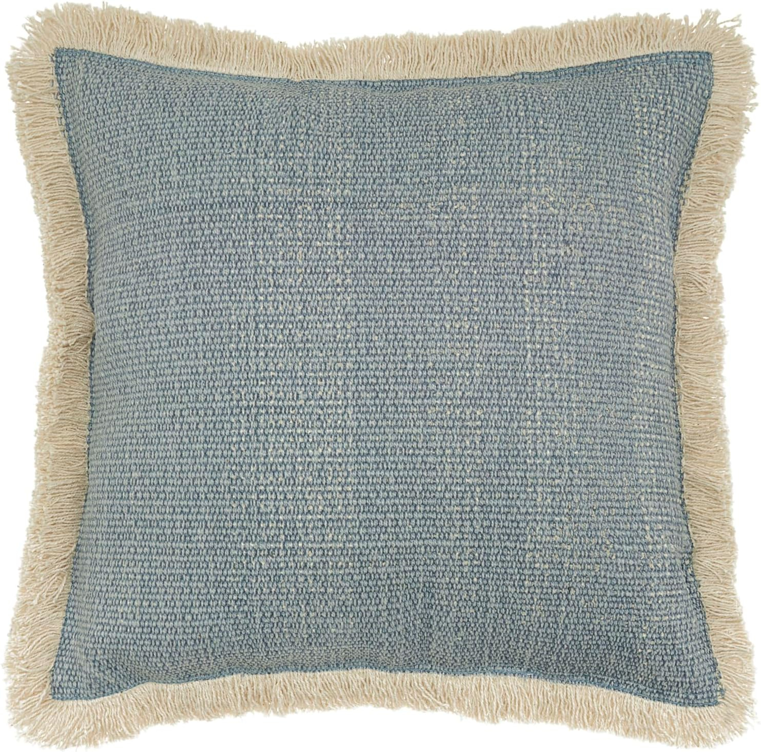 Nourison Life Styles Solid Ocean Decorative Throw Pillow , 18" x 18"