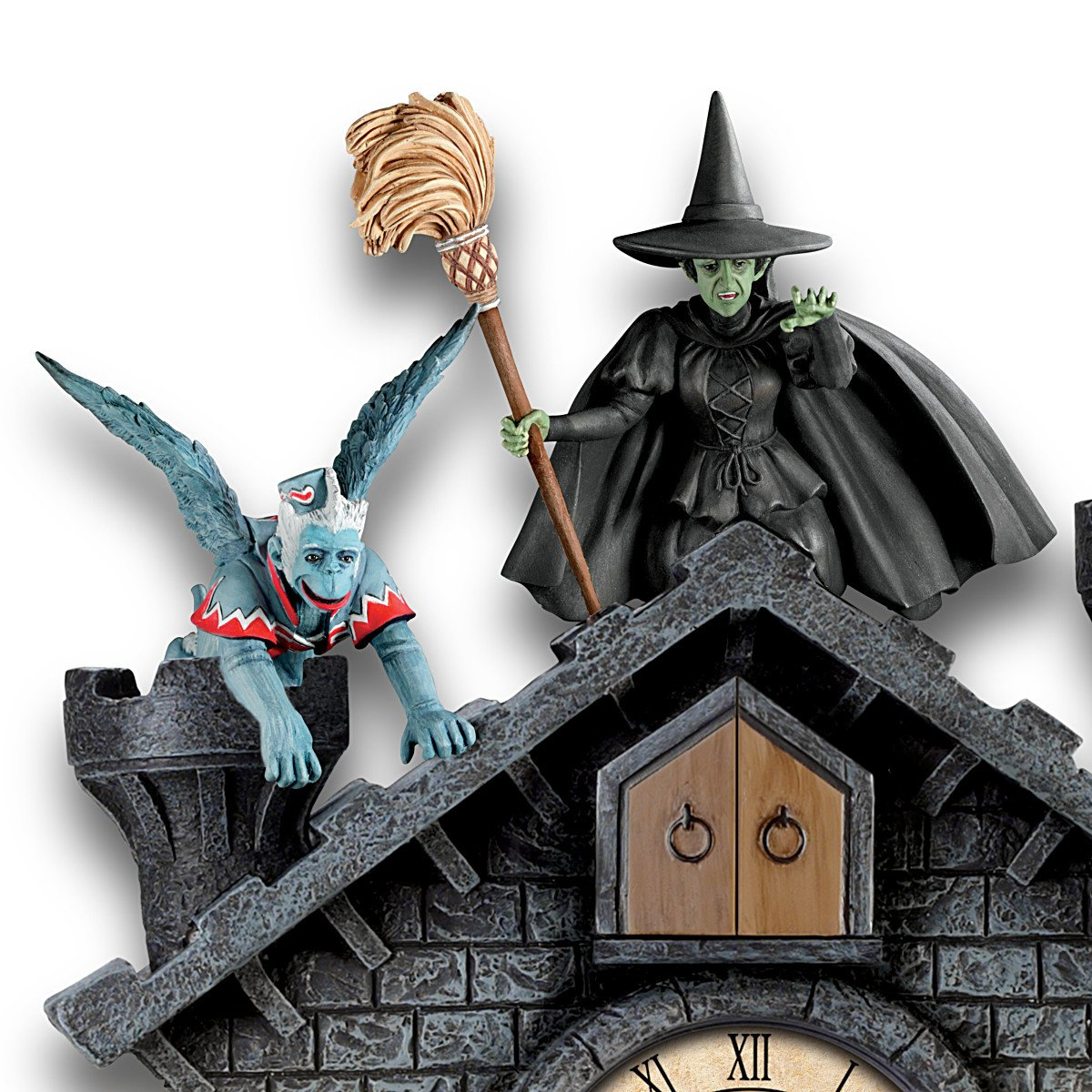 Bradford Exchange Wizard of Oz Wall Clock With Lights Motion & Sound LTD Edition