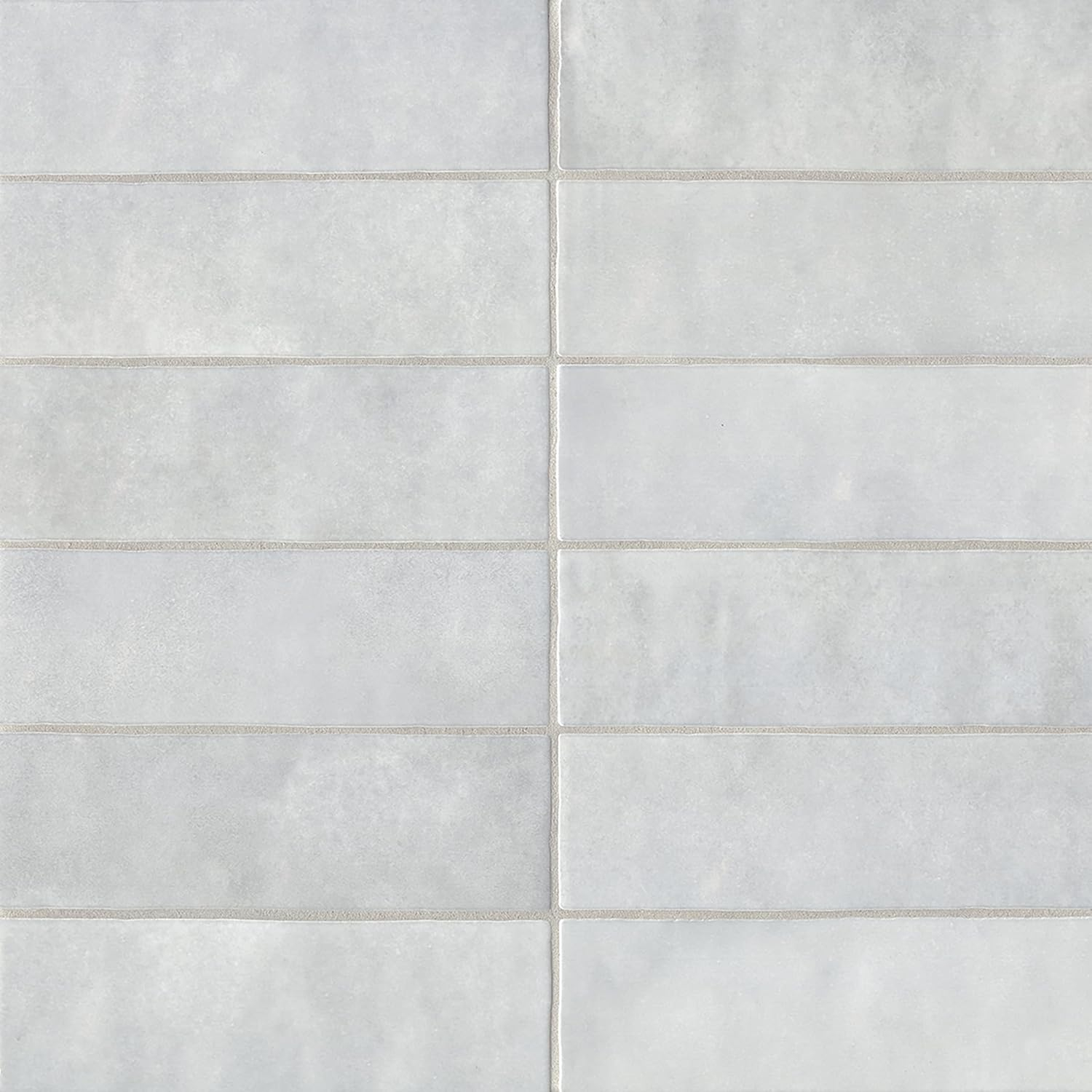 Bedrosians Cloe Gloss Ceramic Tile 2.5" x 8", Grey (76-Pack, 10.64 SF)