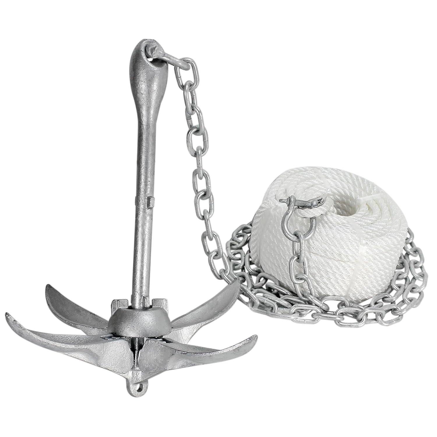 Extreme Max 3006.6705 BoatTector Kit Completo de Anclaje de Grapa para Barcos Pequeños, Botes Tipo Jon, Botes Planos, Botes Inflables, Etc. - 5,5 Libras.